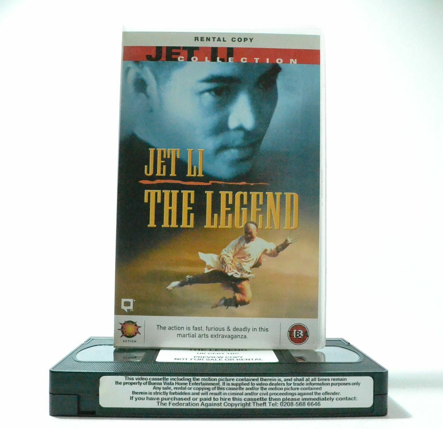 Jet Li: Fong Sai-yuk; The Legend - Action/Martial Arts - Large Box Sample - VHS-