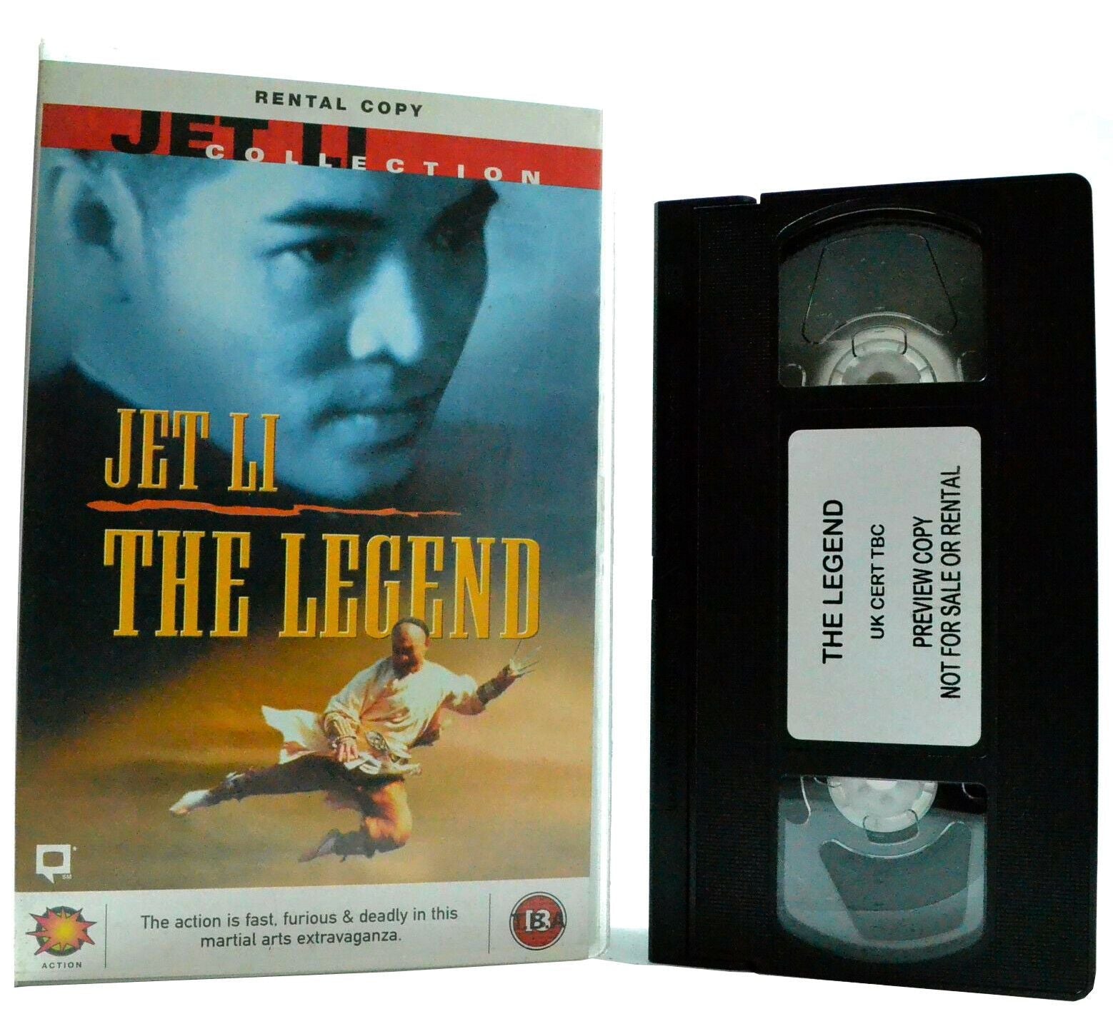 Jet Li: Fong Sai-yuk; The Legend - Action/Martial Arts - Large Box Sample - VHS-