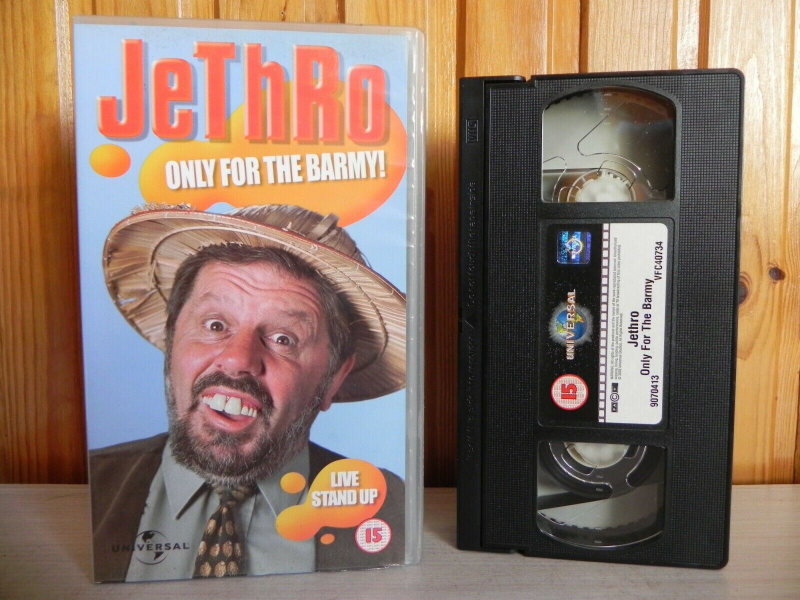 JethRo - Only For The Barmy! - Live Stan Up - Jethro Is Barmier Than Ever - VHS-