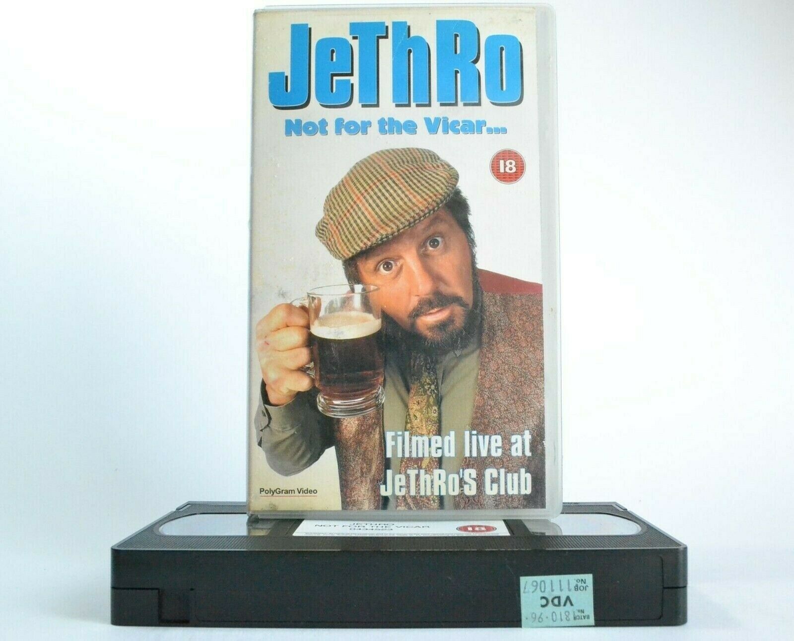 Jethro: Not For The Vicar - Live From West Country - Stand-Up Comedy - Pal VHS-