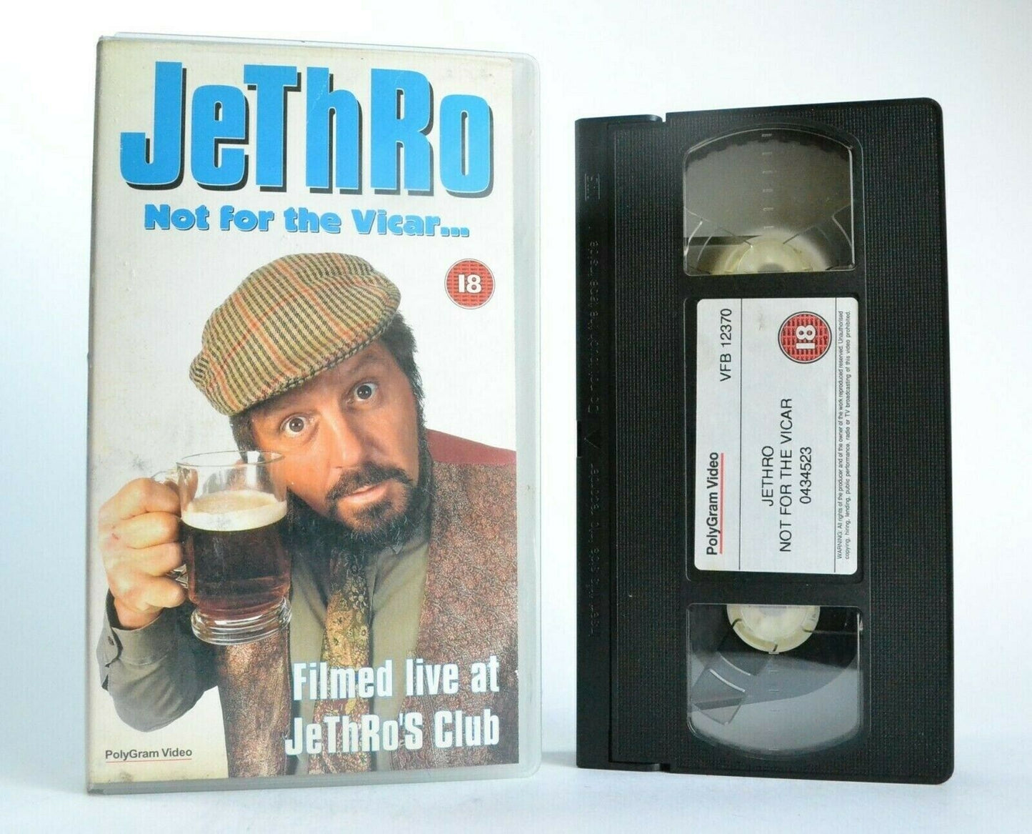 Jethro: Not For The Vicar - Live From West Country - Stand-Up Comedy - Pal VHS-