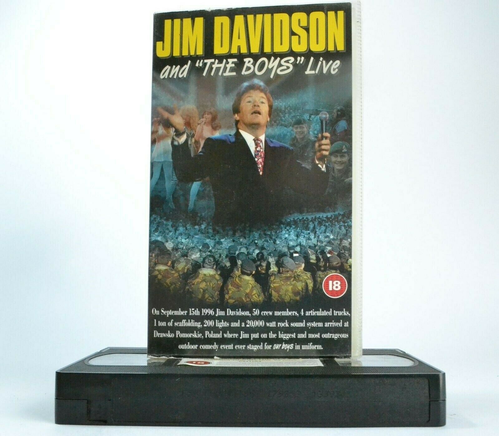 Jim Davidson And "The Boys" Live - 1996 August/Poland - Stand-Up - Comedy - VHS-