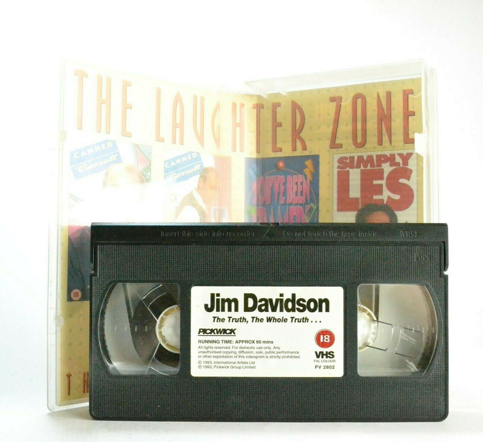 Jim Davidson: The Truth, The Whole Truth - Stand Up Comedy - Live Show - Pal VHS-