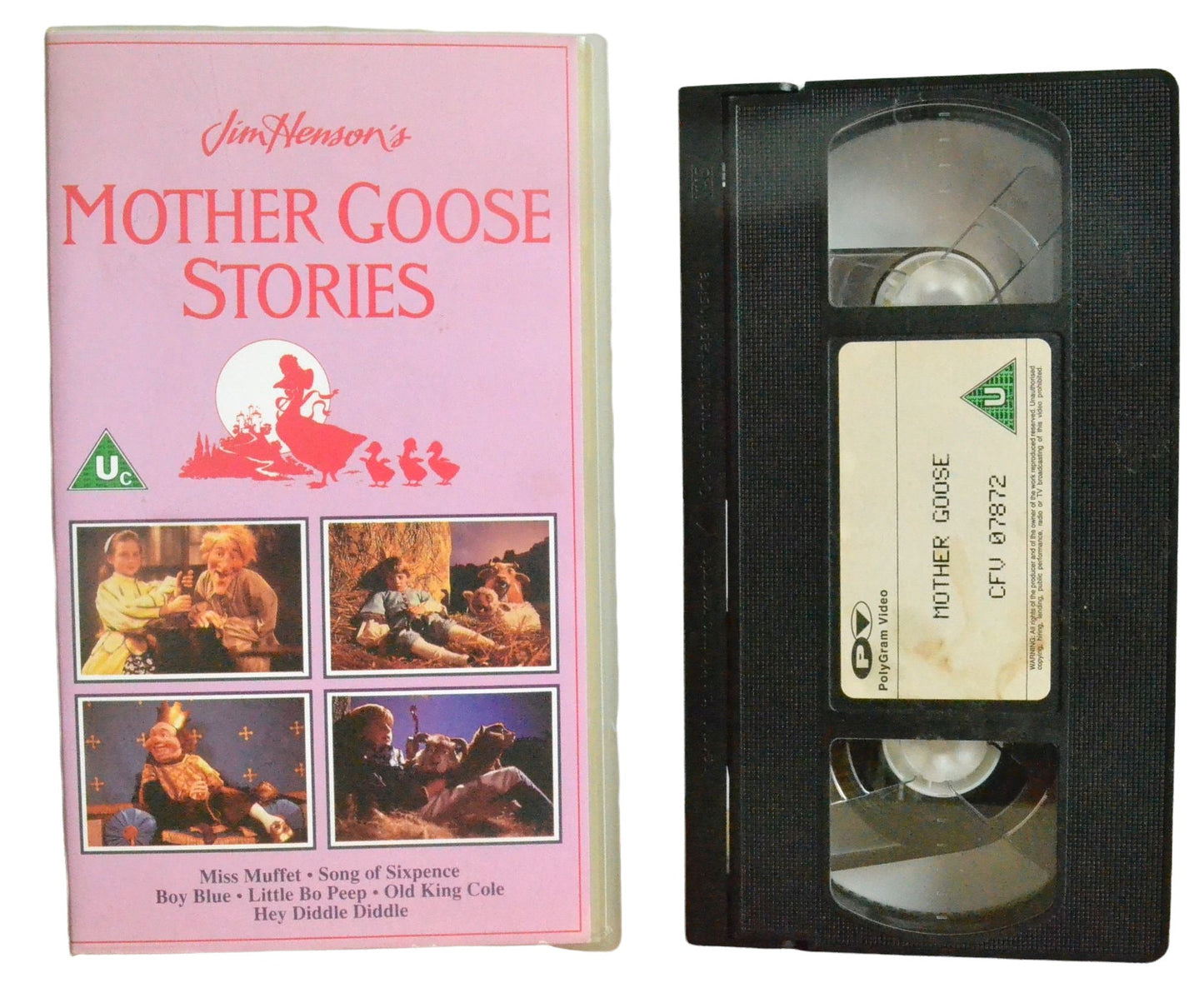 Jim Henson's Mother Goose Stories - PolyGram Video - Children's - Pal VHS-