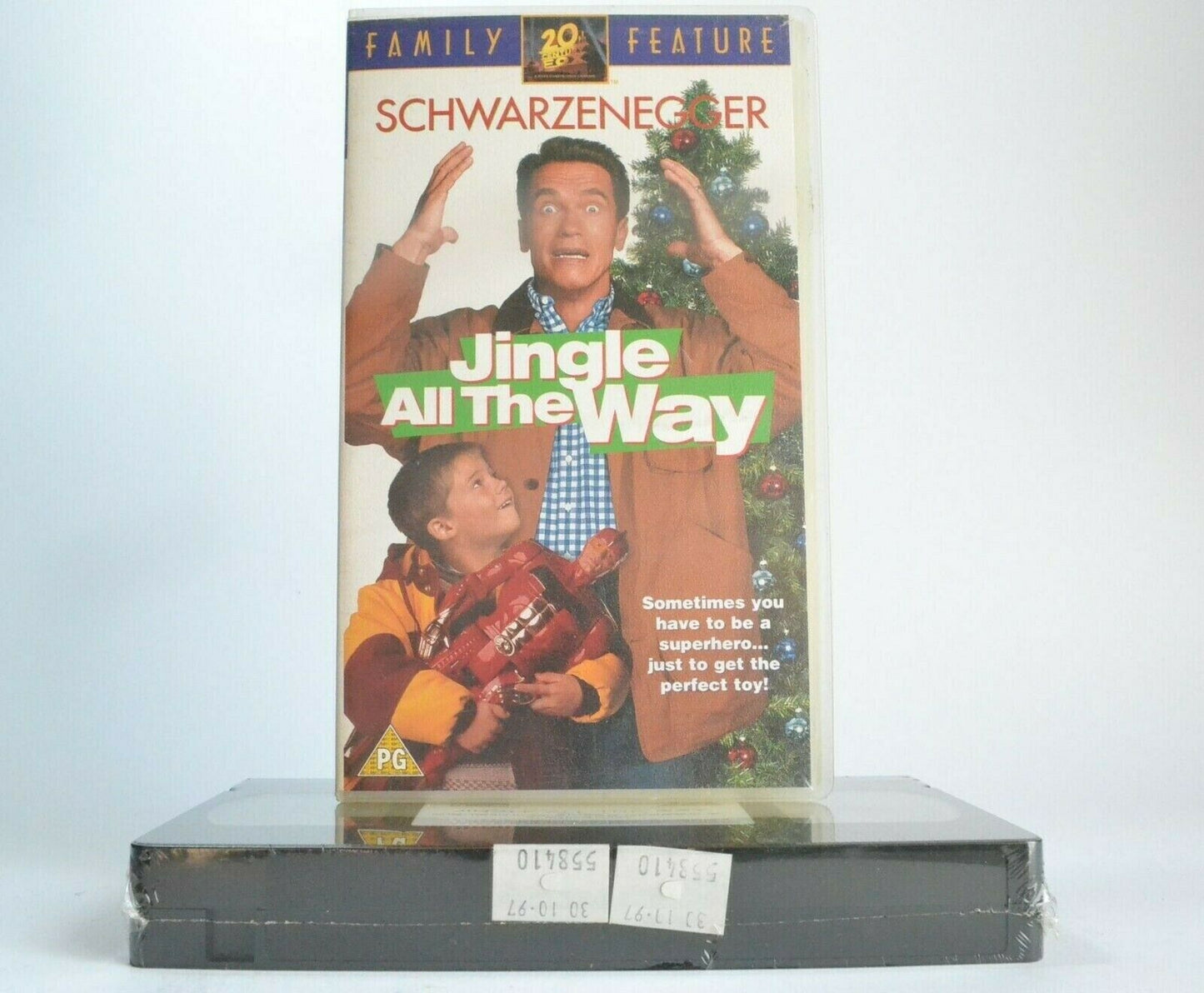 Jingle All The Way -<Brand New Sealed>- Comedy - Arnold Schwarzenegger - VHS-