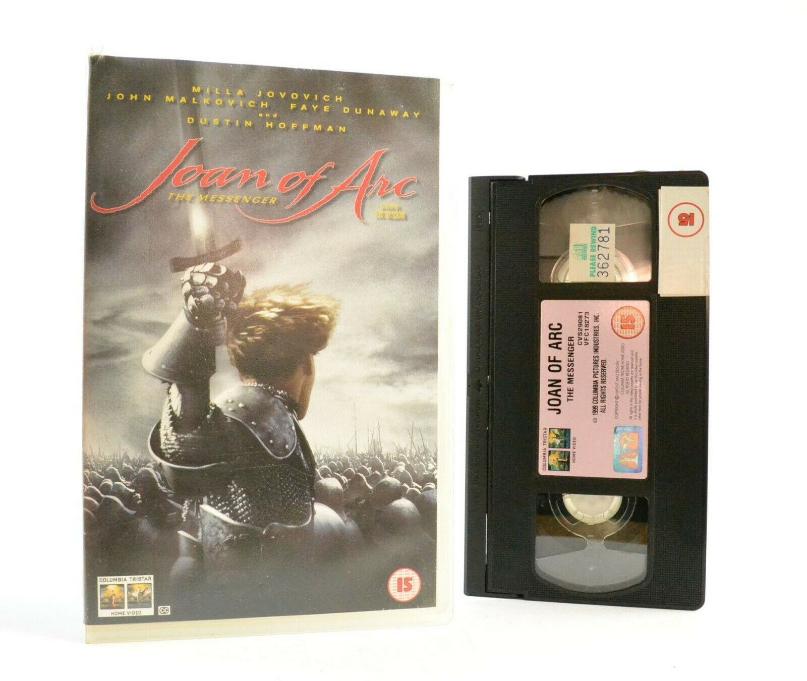 Joan Of Arc: The Messenger - Film By L.Besson - Large Box - Ex-Rental - Pal VHS-