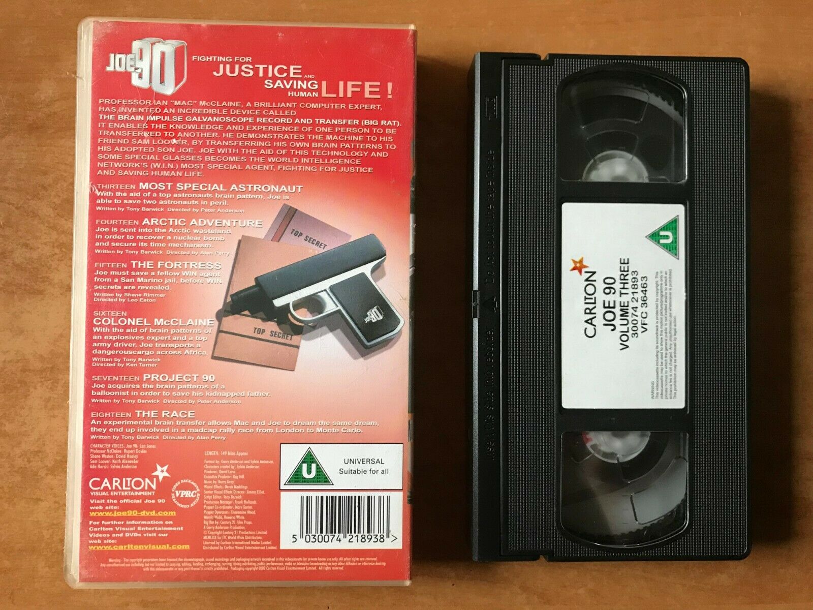 Joe 90 (Vol.3); [Digitally Remastered]: The Fortress - Gerry Anderson - Pal VHS-