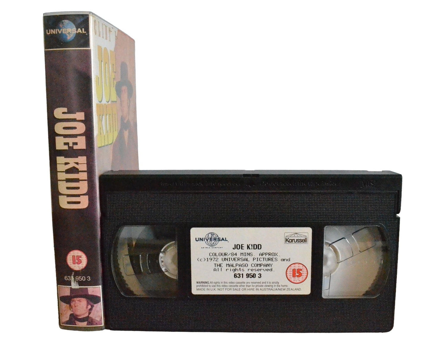 Joe Kidd - Clint Eastwood - Universal Video - 6319503 - Action - Pal - VHS-