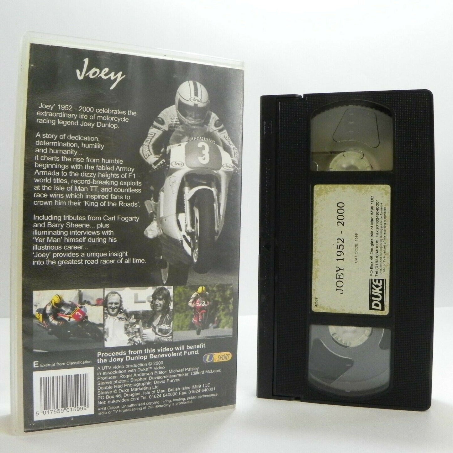 Joey Dunlop: Joey (1952-2000) - Documentary - F1 Racing Legend - Pal VHS-