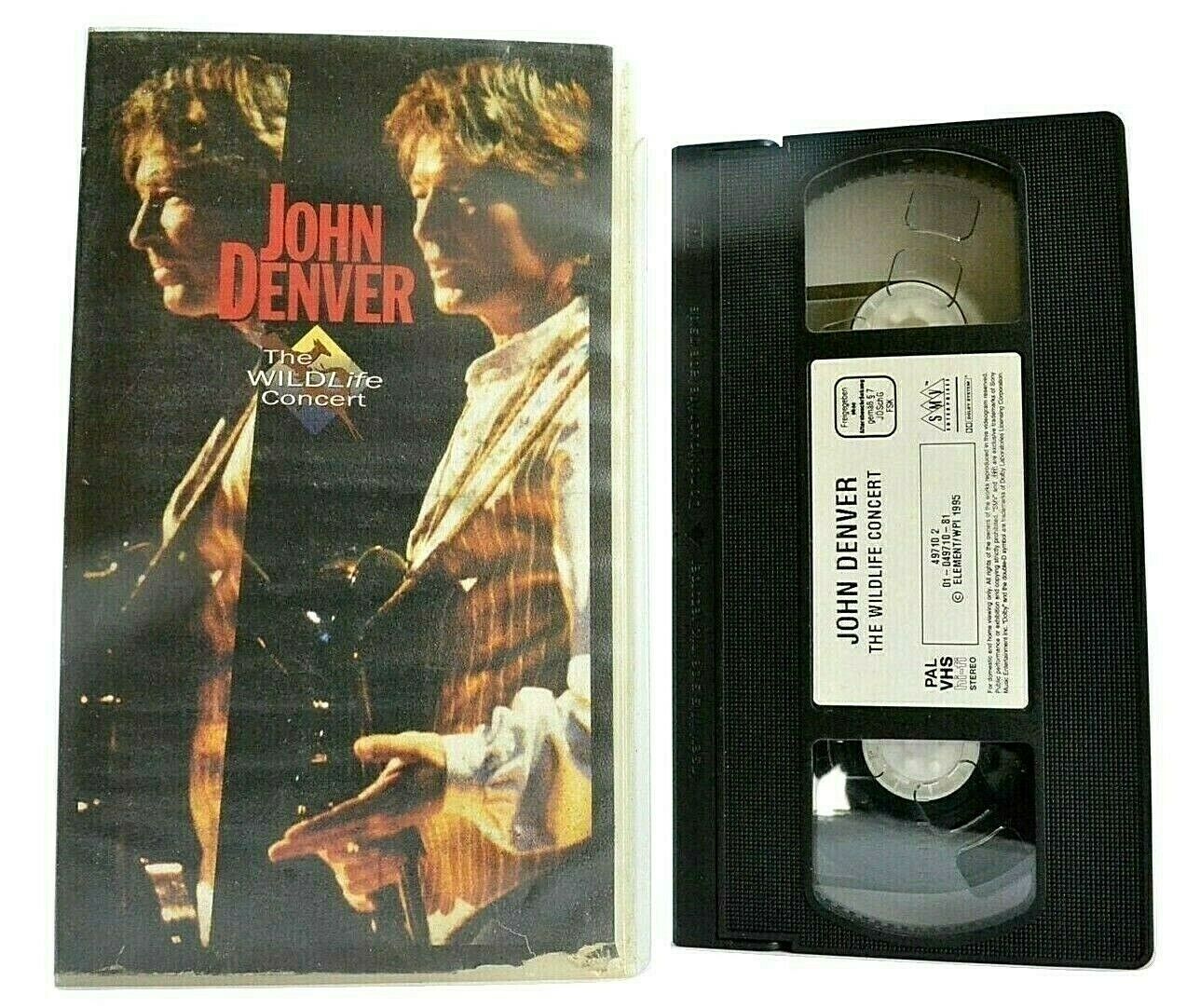 John Denver: The Wildlife Concert -'Country Roads' - Live Performance - Pal VHS-