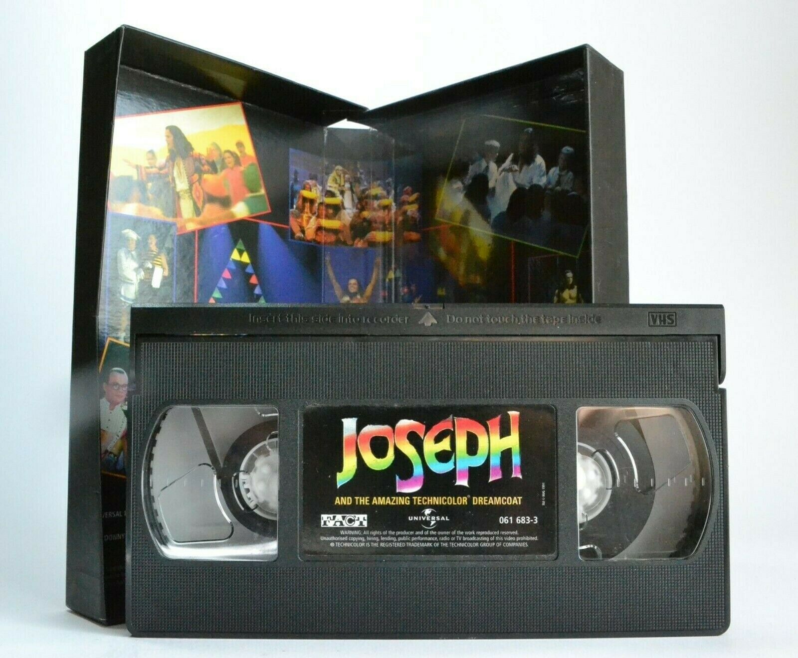 Joseph And The Amazing Technicolor Dreamcoat - Musical - Donny Osmond - Pal VHS-