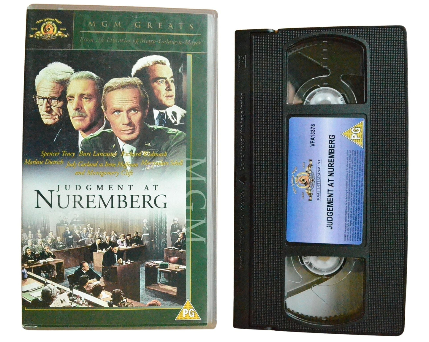 Judgment At Nuremberg - Spencer Tracy - Vintage - Pal VHS-