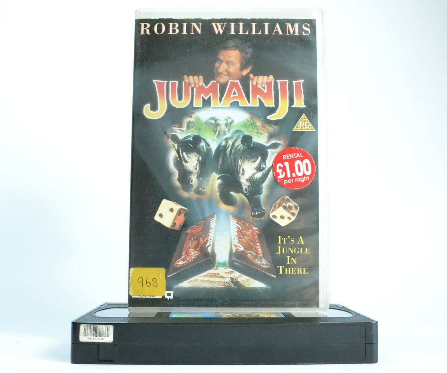 Jumanji (1995): Board Game Comedy Adventure - Large Box - Robin Williams - VHS-