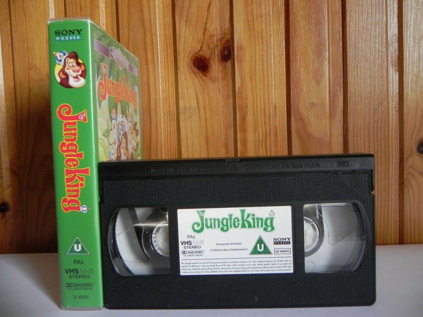 Jungle King - Animated Animals - Adventure - Musical - Family - Children's - VHS-