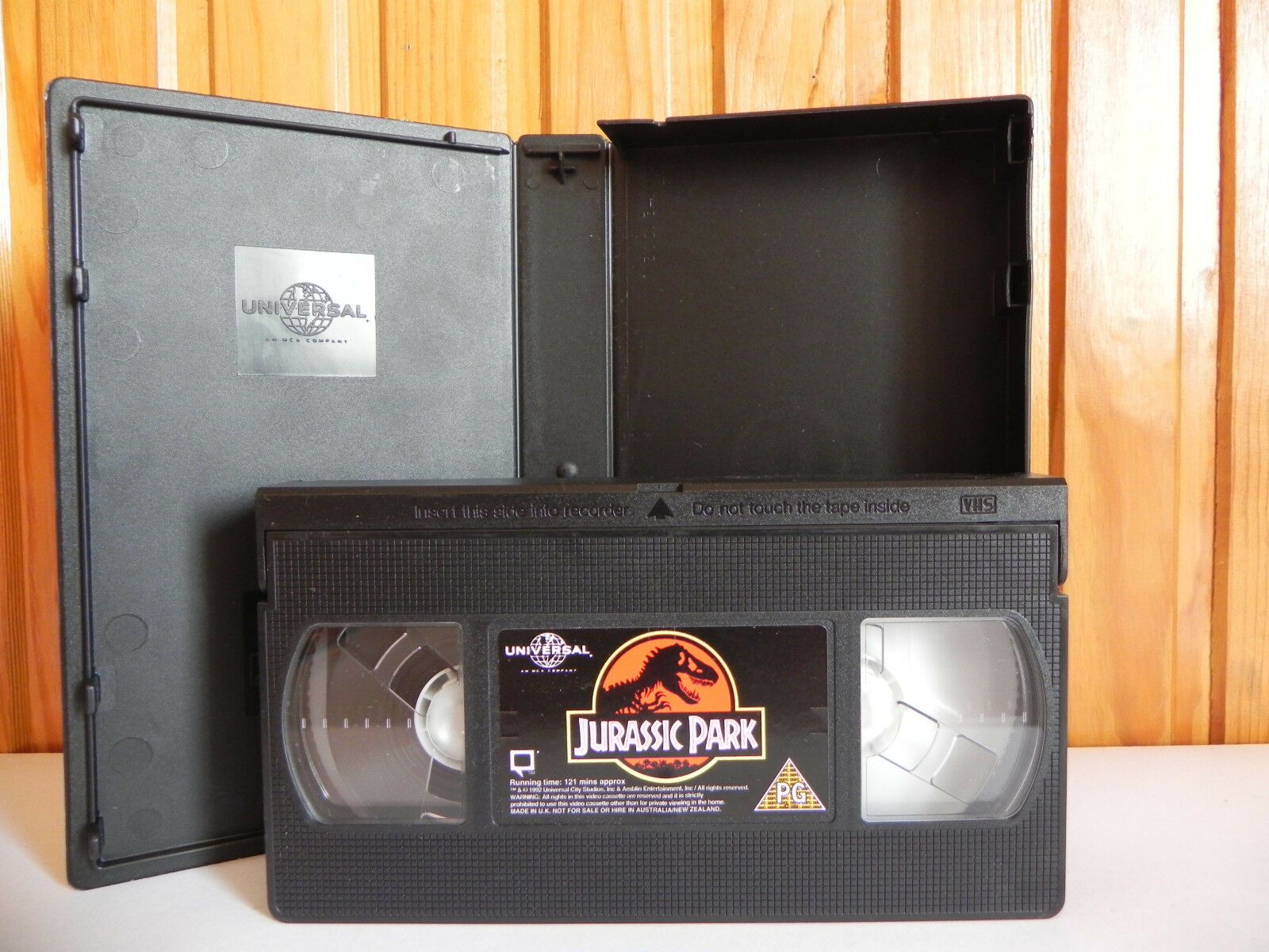 Jurassic Park - Iconic Sleeve - Original 1992 - Universal Studios - Sci-Fi - VHS-