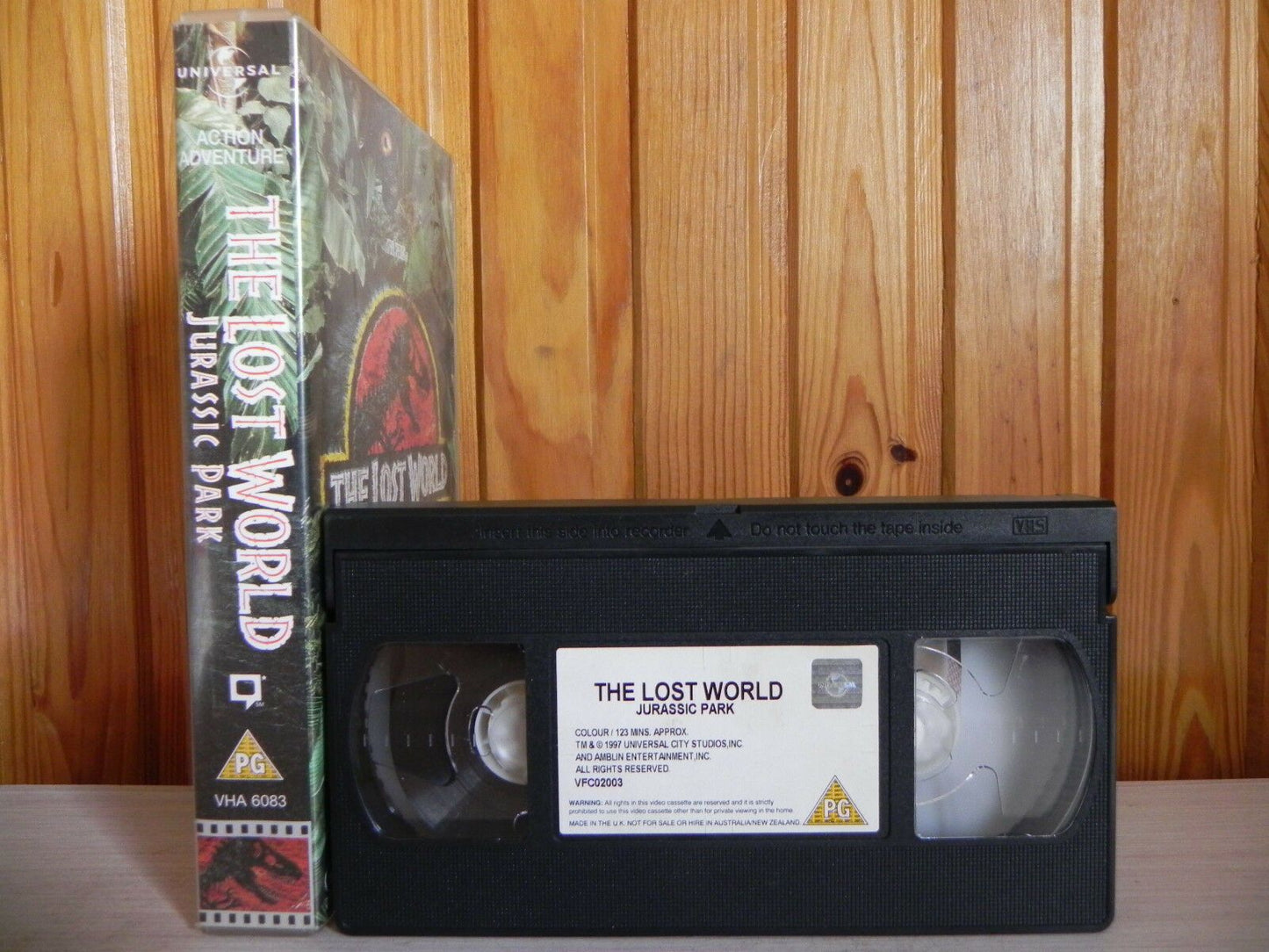 Jurassic Park: The Lost World - Action Thriller [Large Box] Sam Neill - Pal VHS-