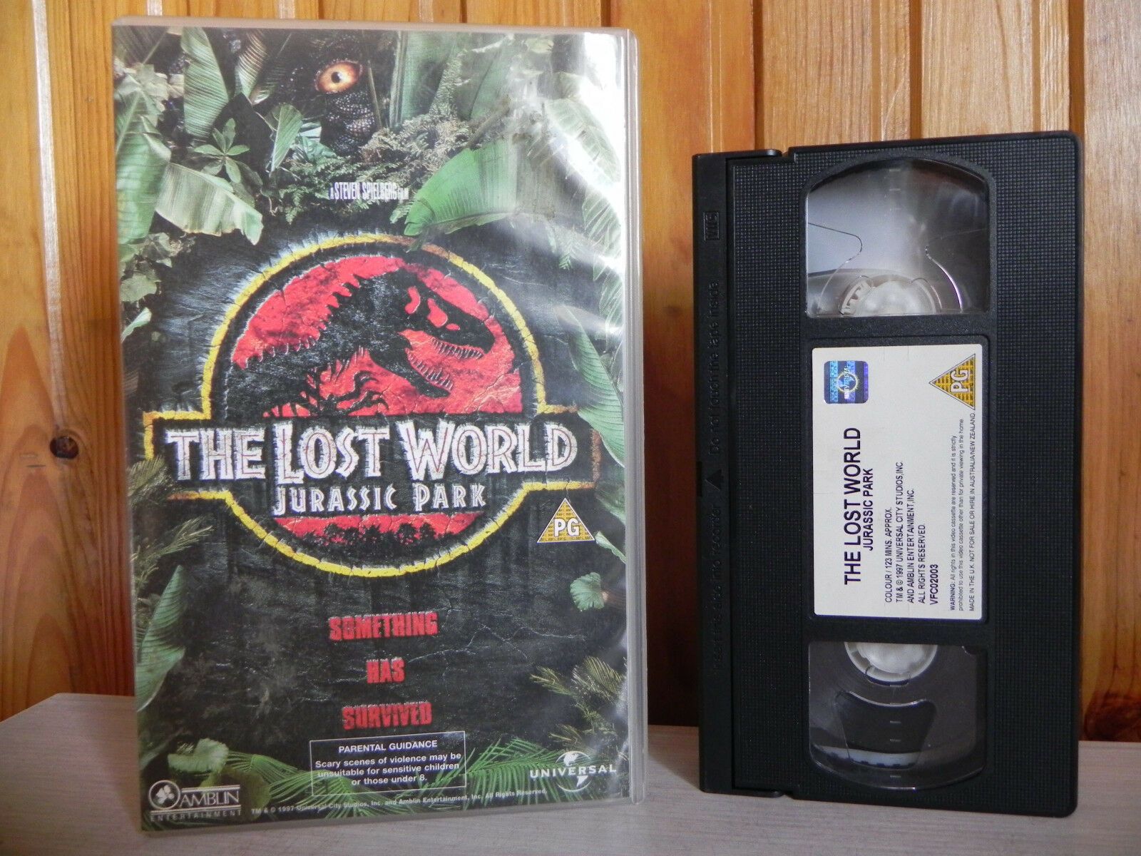 Jurassic Park: The Lost World - Action Thriller [Large Box] Sam Neill - Pal VHS-