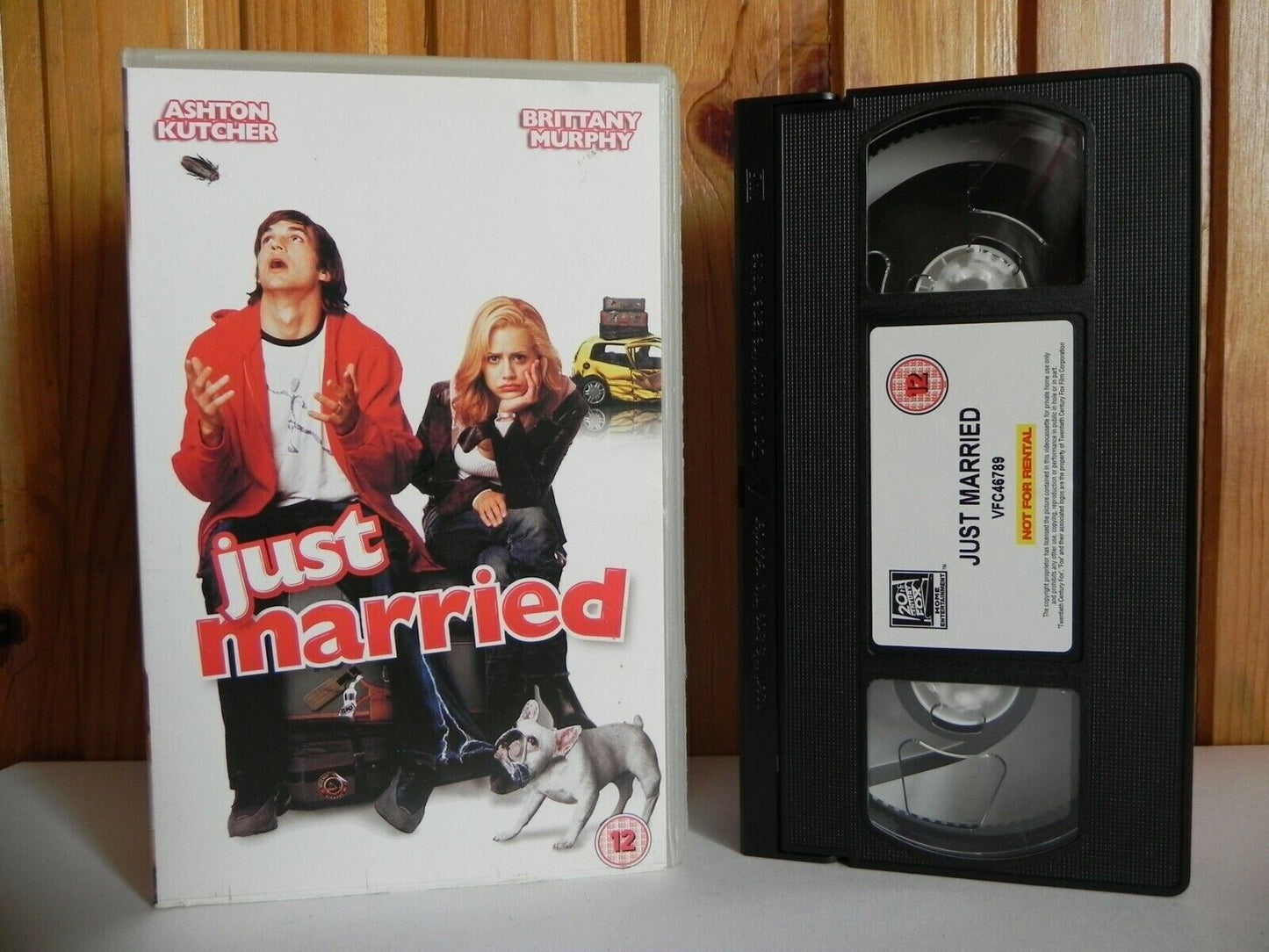 Just Married - 20th Century - Comedy - Ashton Kutcher - Brittany Murphy - VHS-