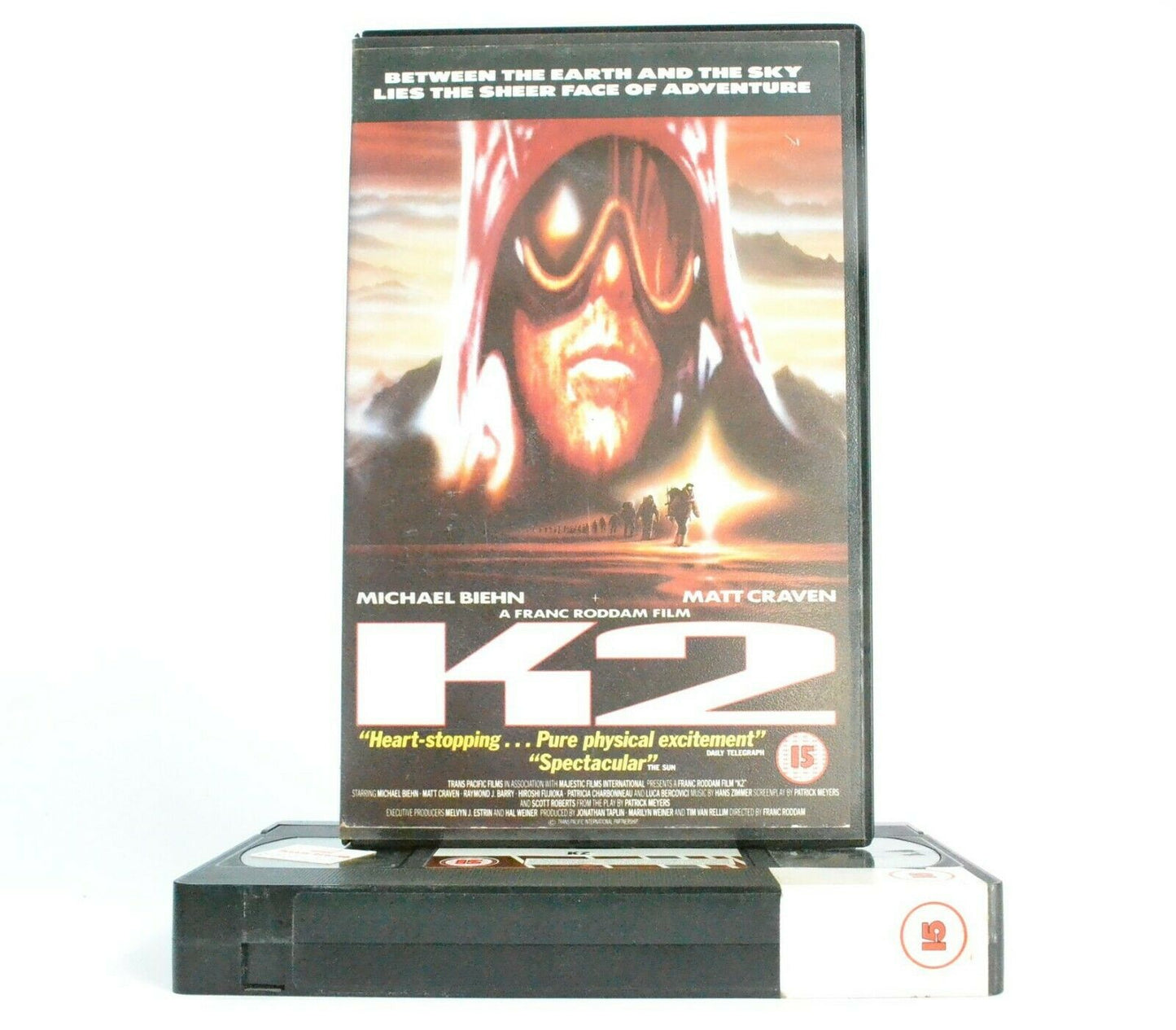 K2: Wickwire/Reichardt - Michael Biehn - None-Stop Action - Adventure - Pal VHS-