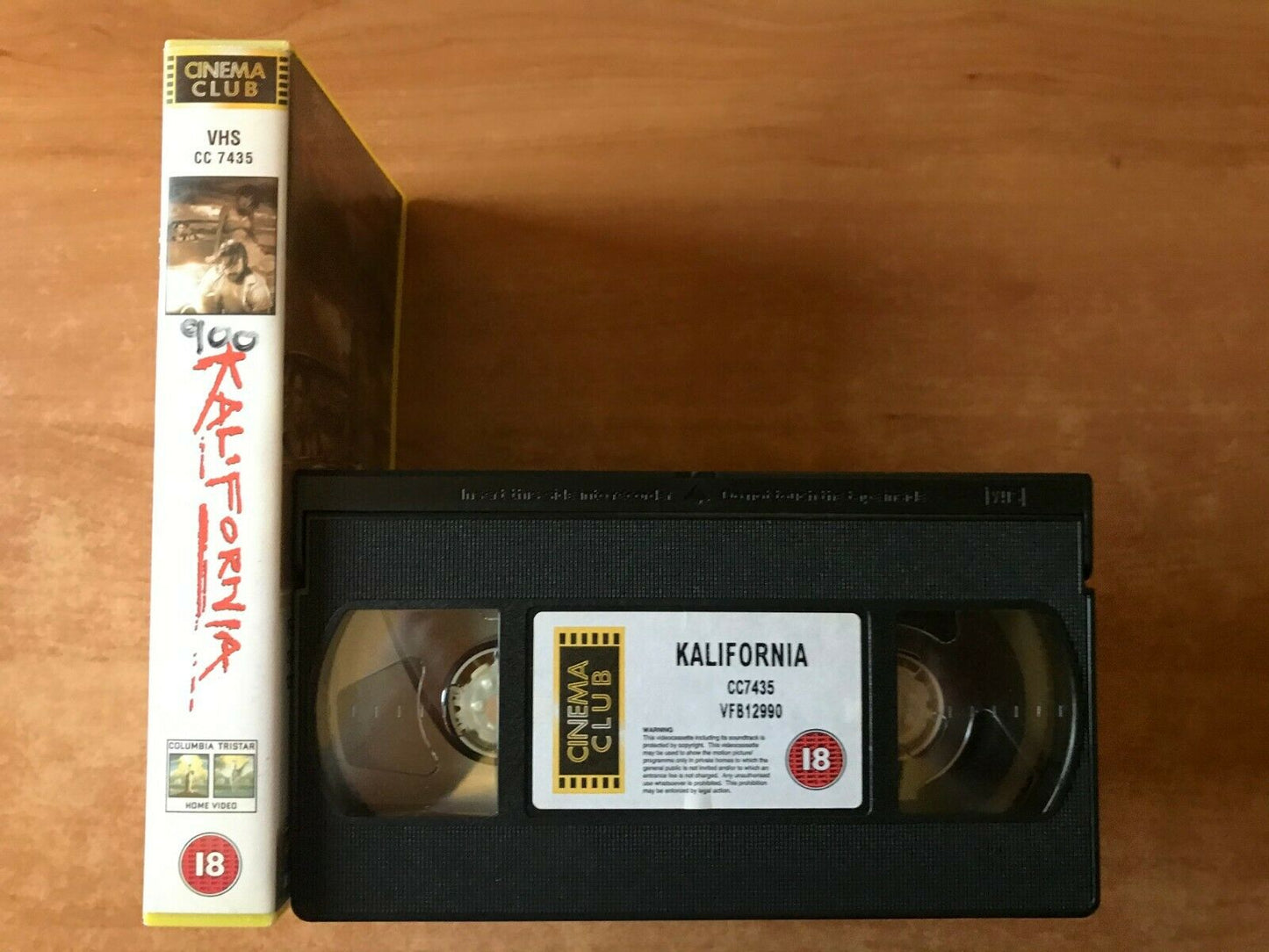 Kalifornia: Road Nightmare - Action Thriller - Brad Pitt / Juliette Lewis - VHS-