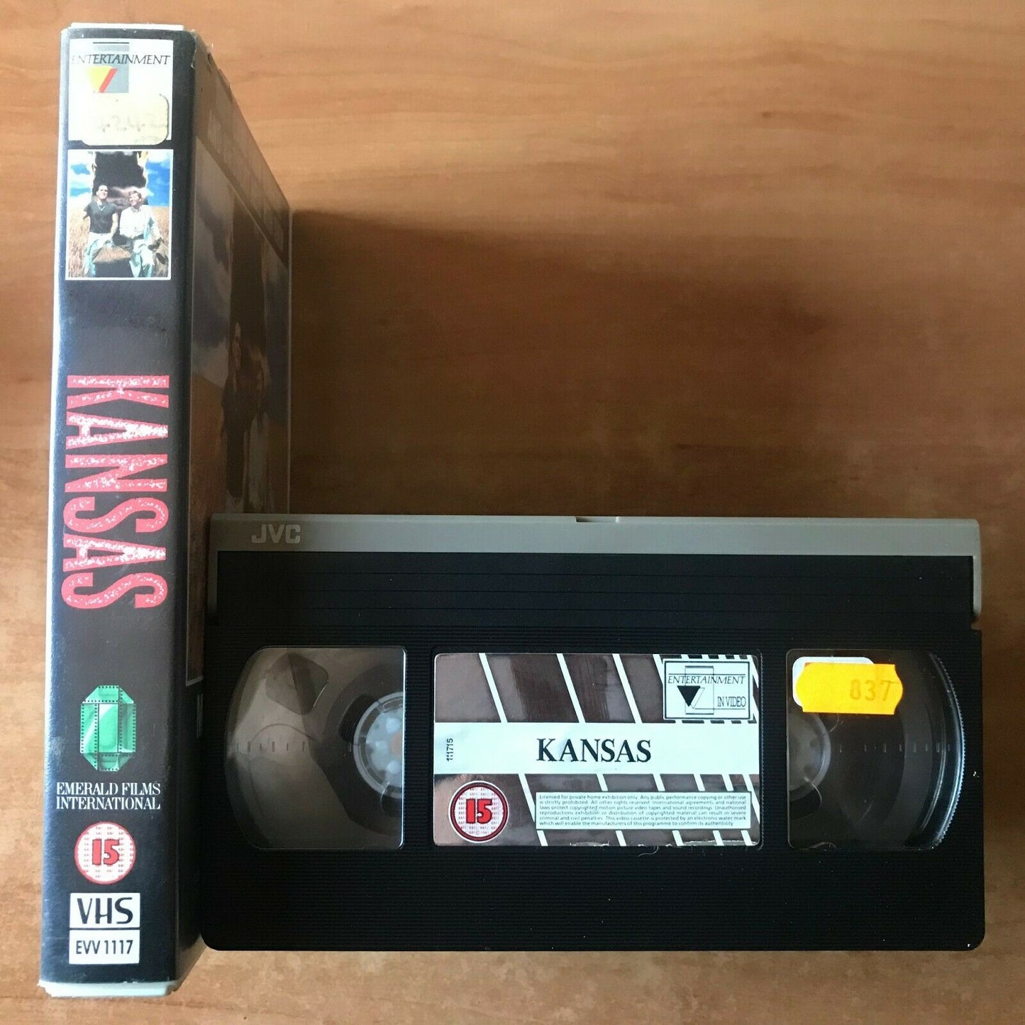 Kansas (1988): Drama [Large Box] Rental - Matt Dillion / Andrew McCarthy - VHS-