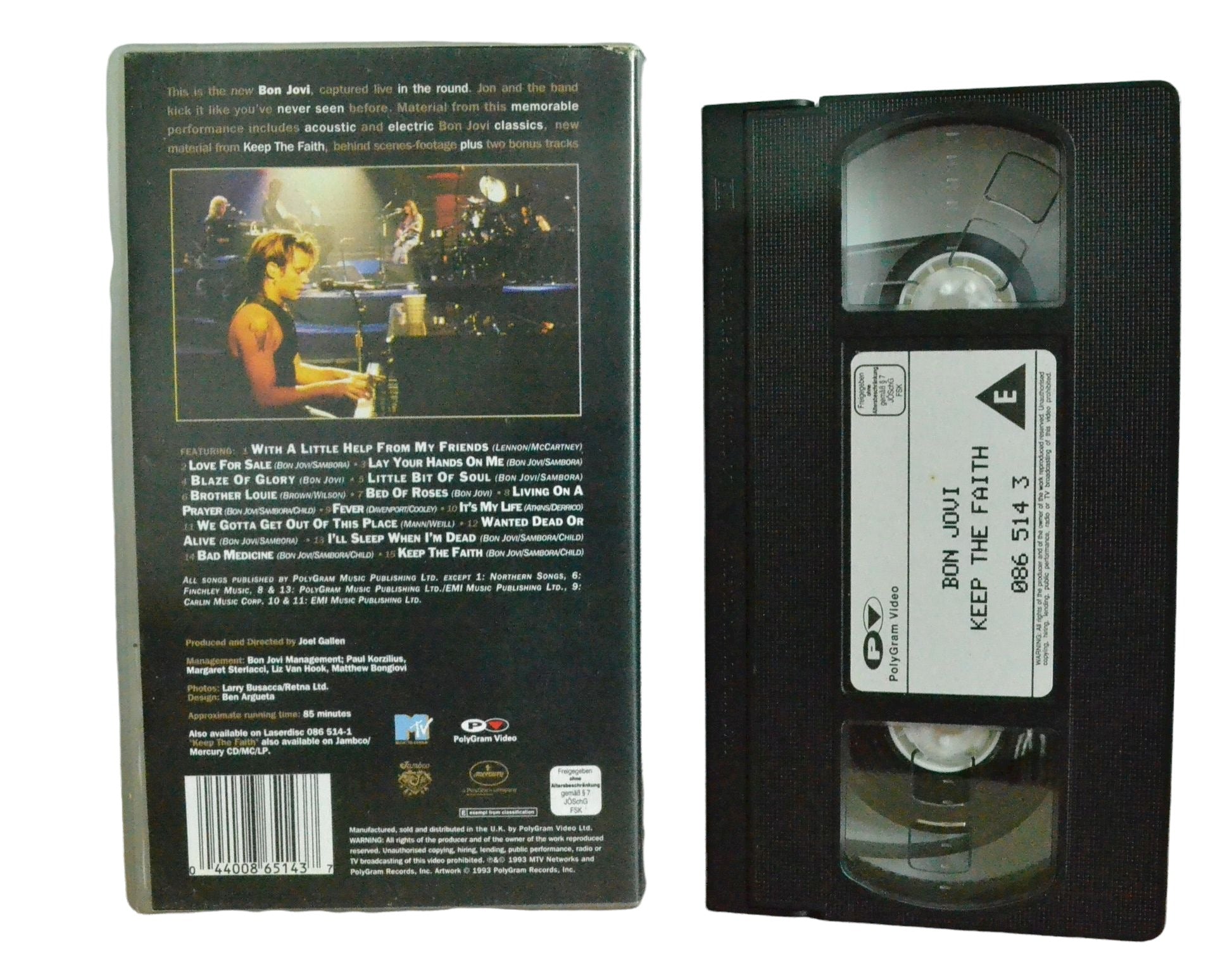 Keep The Faith An Evening With Bon Jovi - Jon Bon Jovi - PolyGram Video - Music - Pal VHS-