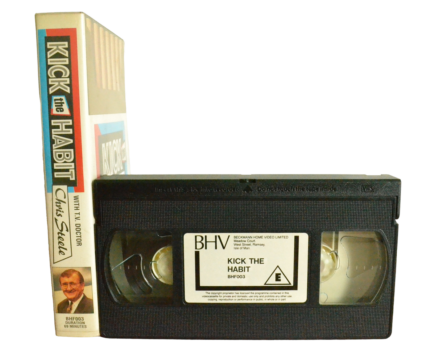 Kick The Habit : With T.V. Doctor - Chris Steele - Beckmann Home Video - BHF003 - Exercise - Pal - VHS-