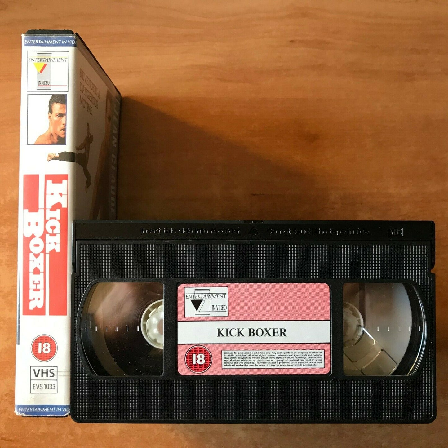 Kickboxer 1 - Original (1989) Video - Van Damme - Kick Boxer - Action - Pal VHS-