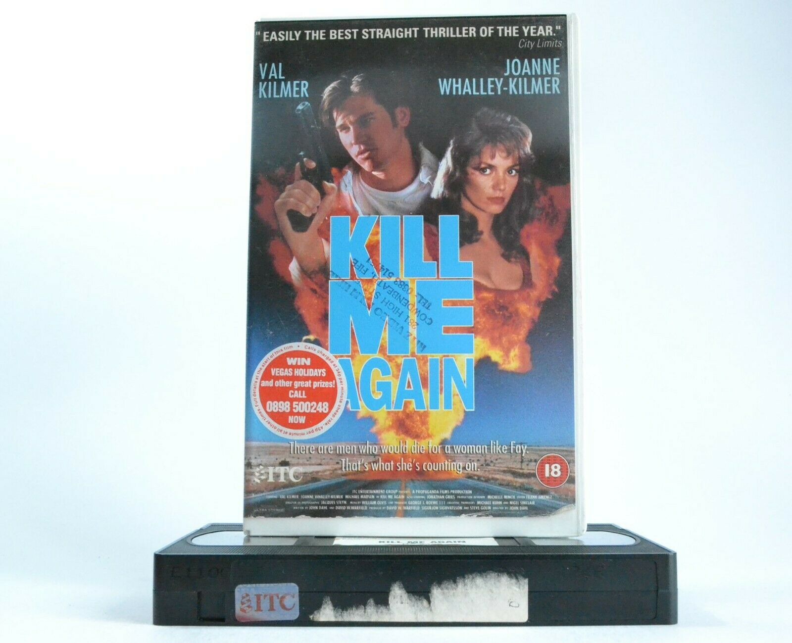 Kill Me Again: (1989) ITC - Neo-Noir Thriller - Large Box - Val Kilmer - Pal VHS-