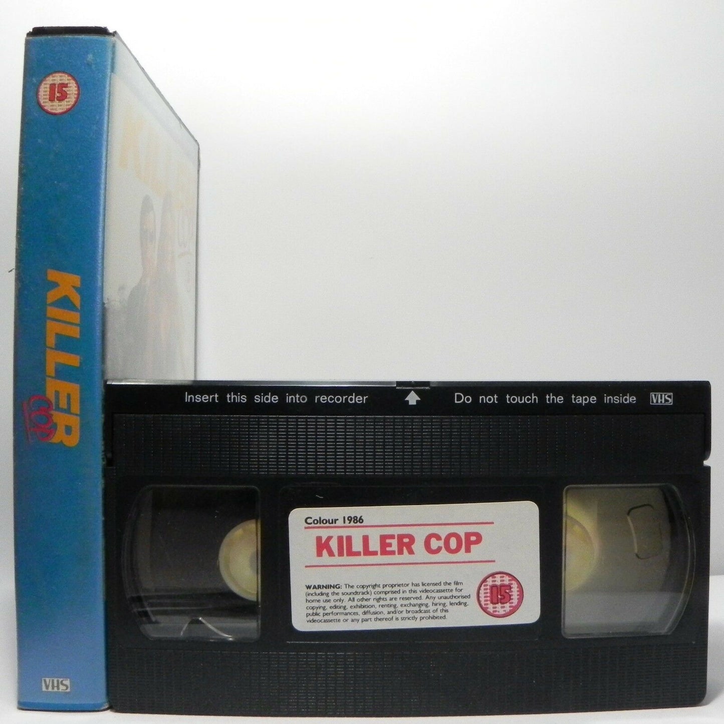 Killer Cop - Large Box - (1975) Crime/Drama - C.Cassinelli/A.Kennedy - Pal VHS-