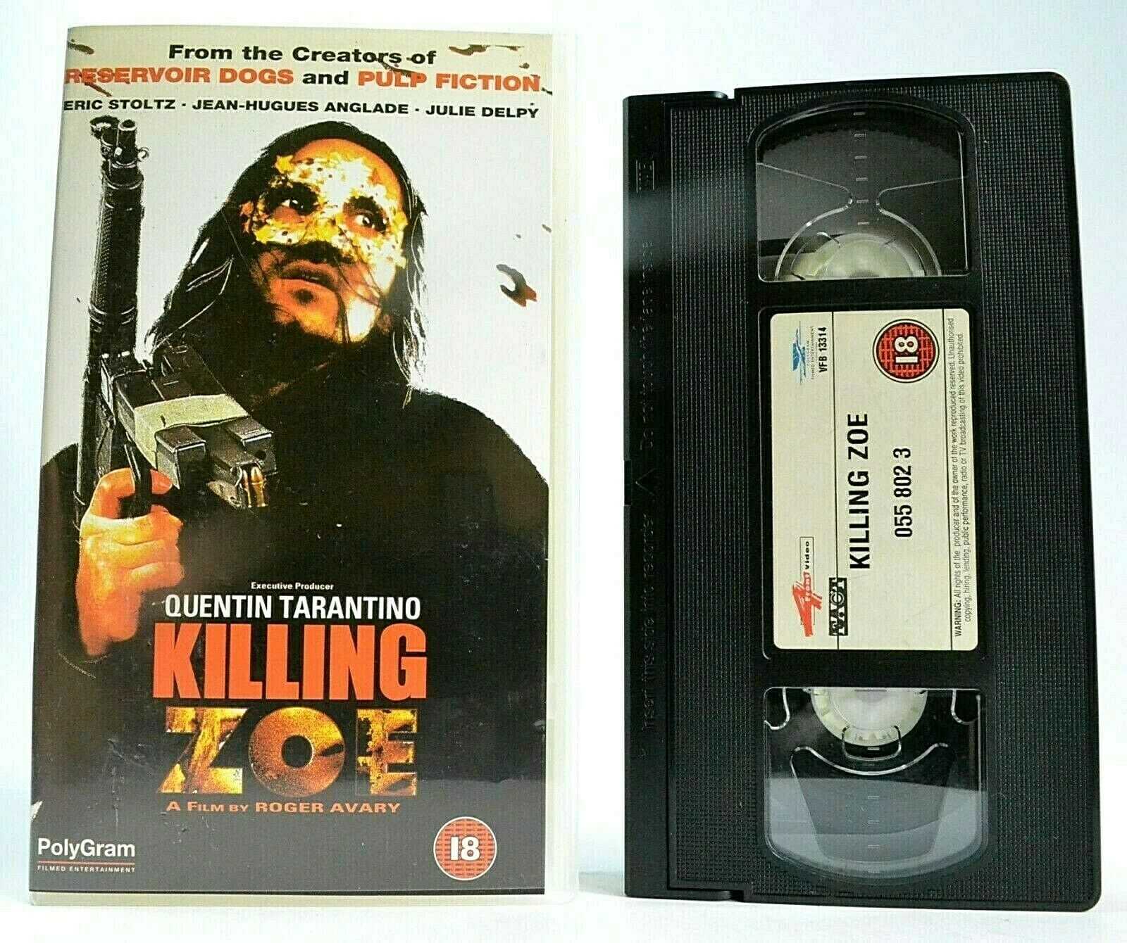 Killing Zoe (1993) - Action Thriller - [ Quentin Tarantino ] - Eric Stoltz - VHS-