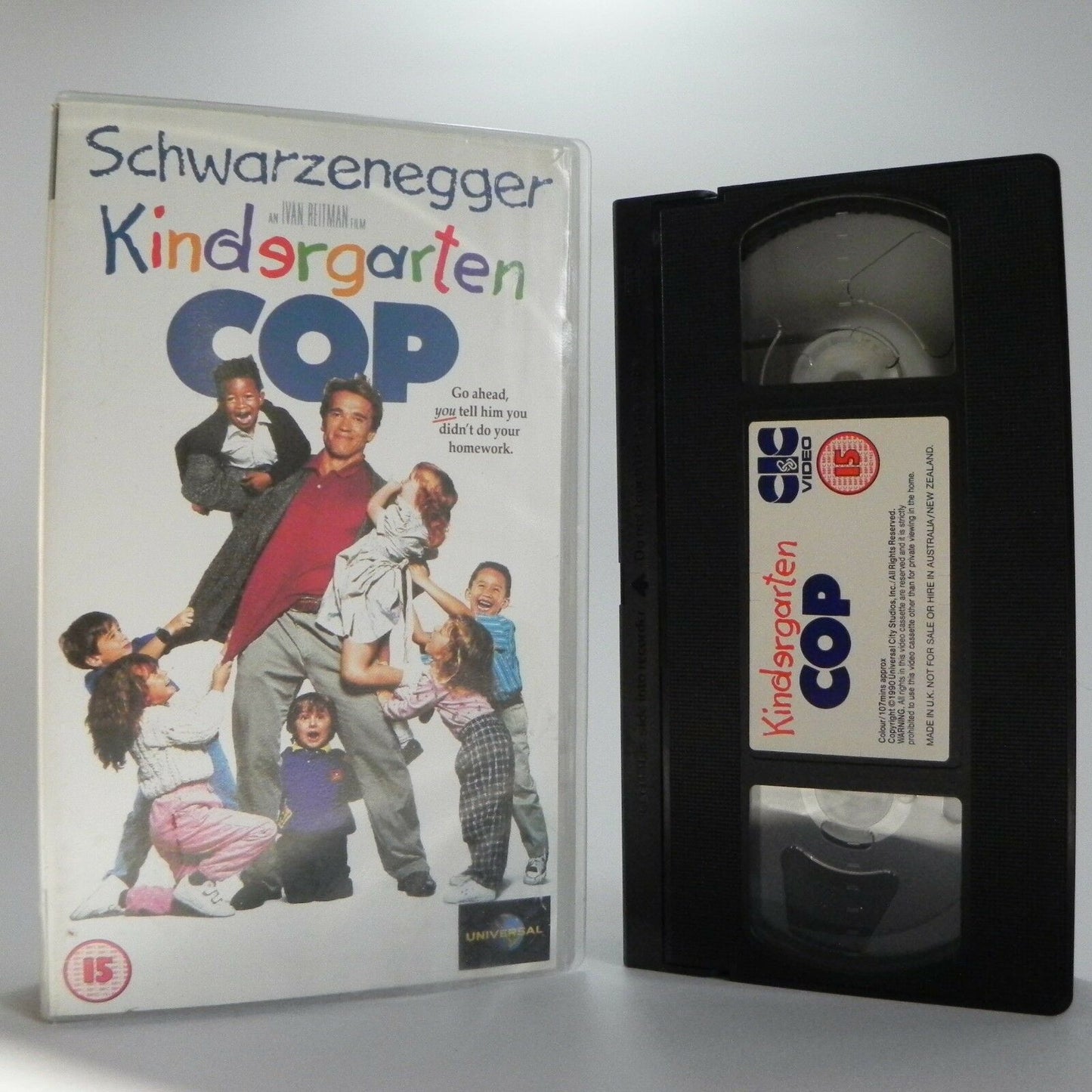 Kindergarten Cop: (1990) CIC Video - Comedy - Arnold Schwarzenegger - Pal VHS-