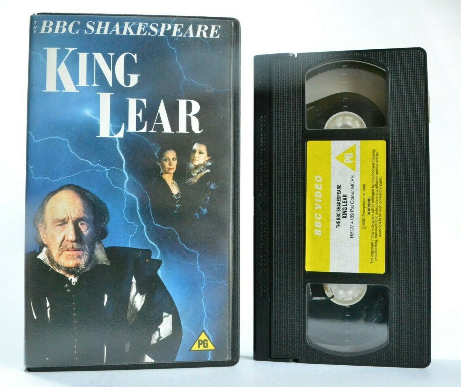 King Lear: By W.Shakespeare - Tragedy - Sir Michael Horden/John Shrapnel - VHS-