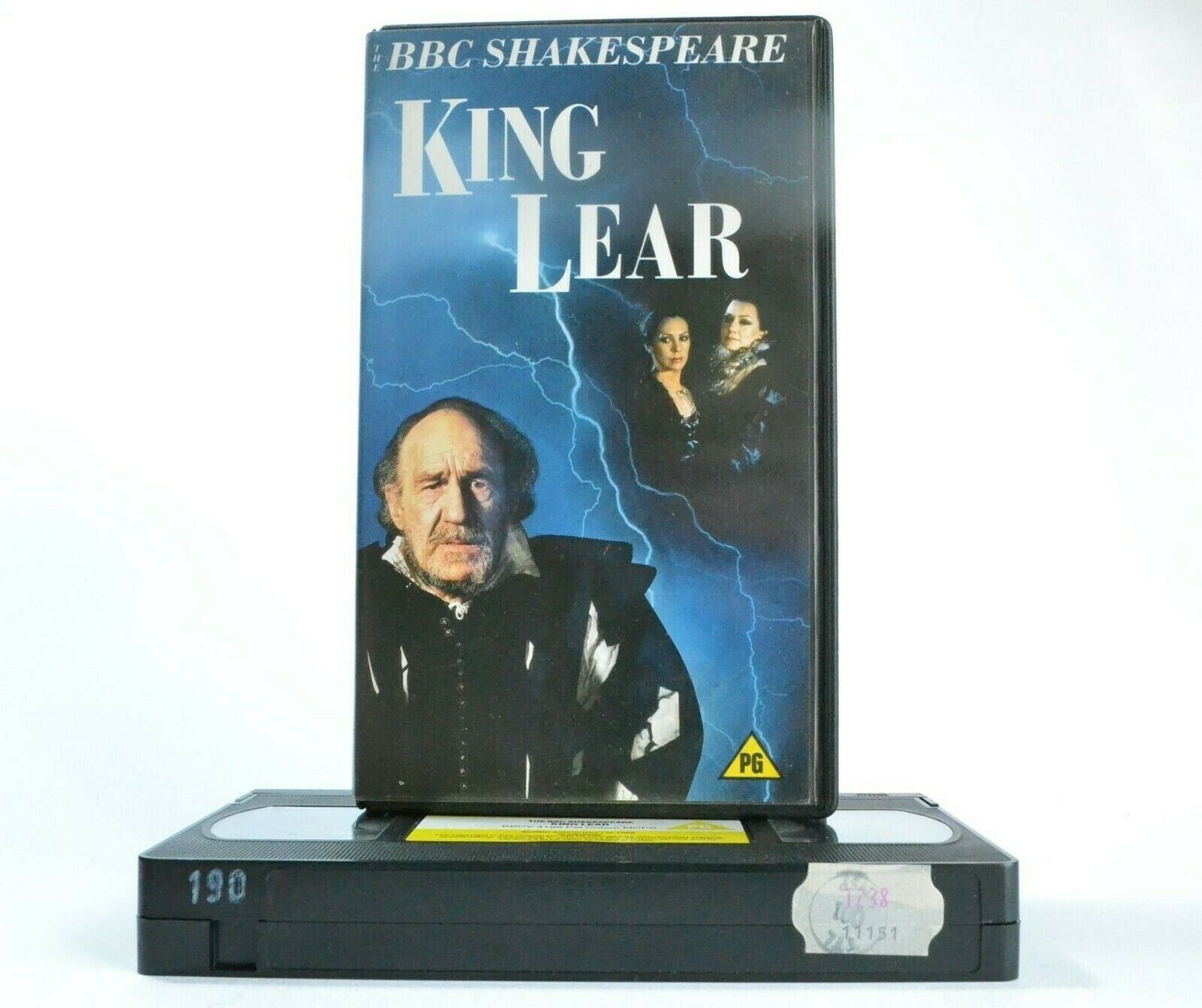 King Lear: By W.Shakespeare - Tragedy - Sir Michael Horden/John Shrapnel - VHS-