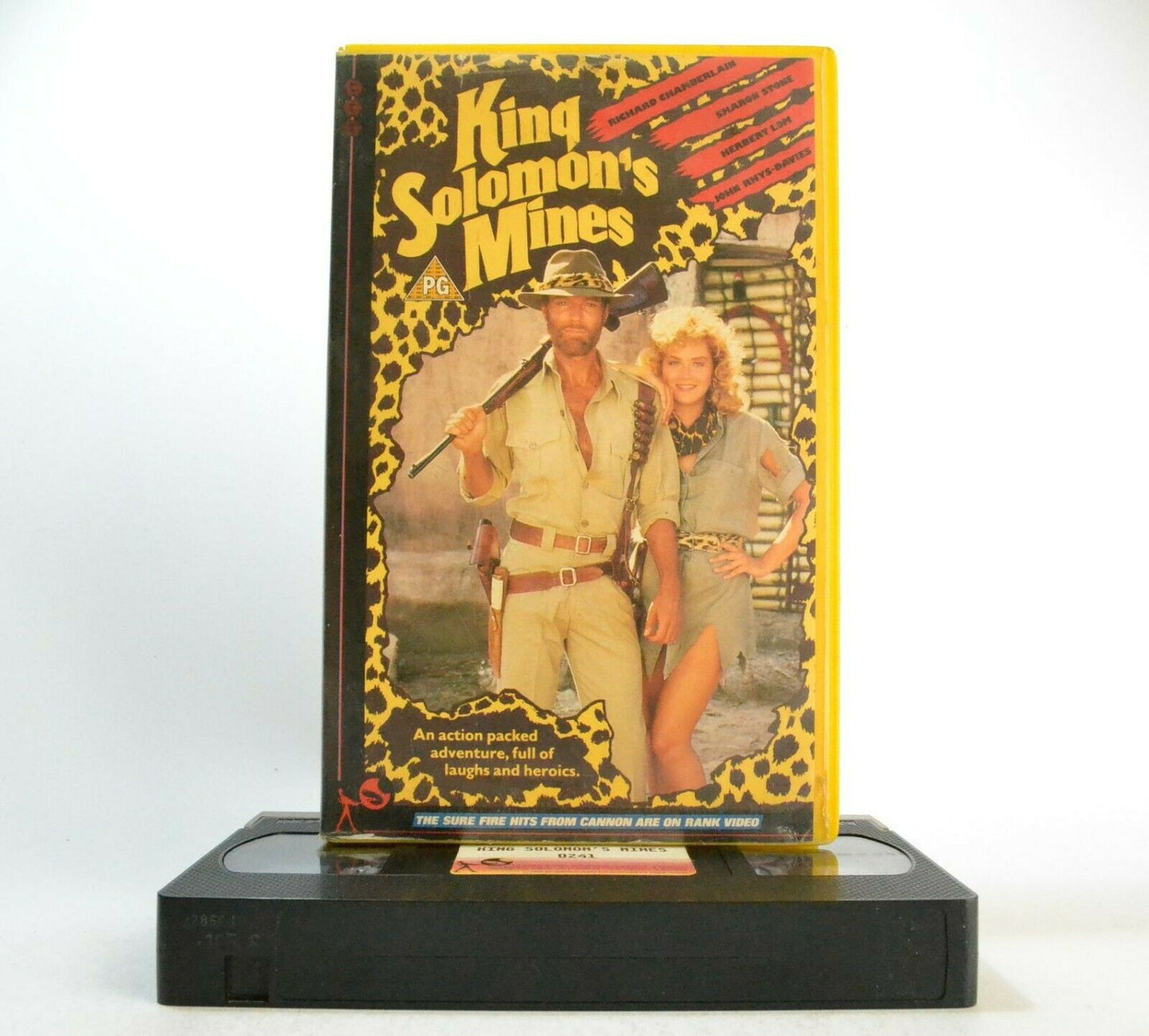 King Solomon's Mines: Action/Adventure (1985) - Large Box - R.Chamberlain - VHS-