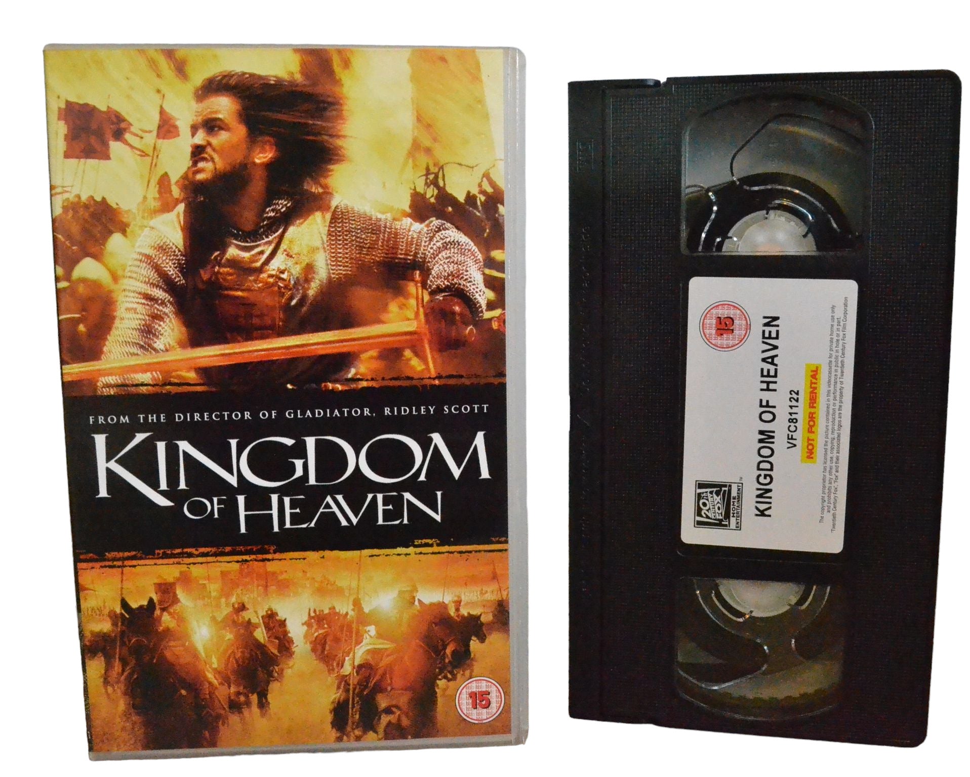 Kingdom Of Heaven - Orlando Bloom - 20th Century Fox Home Entertainment - VFC81122 - Action - Pal - VHS-