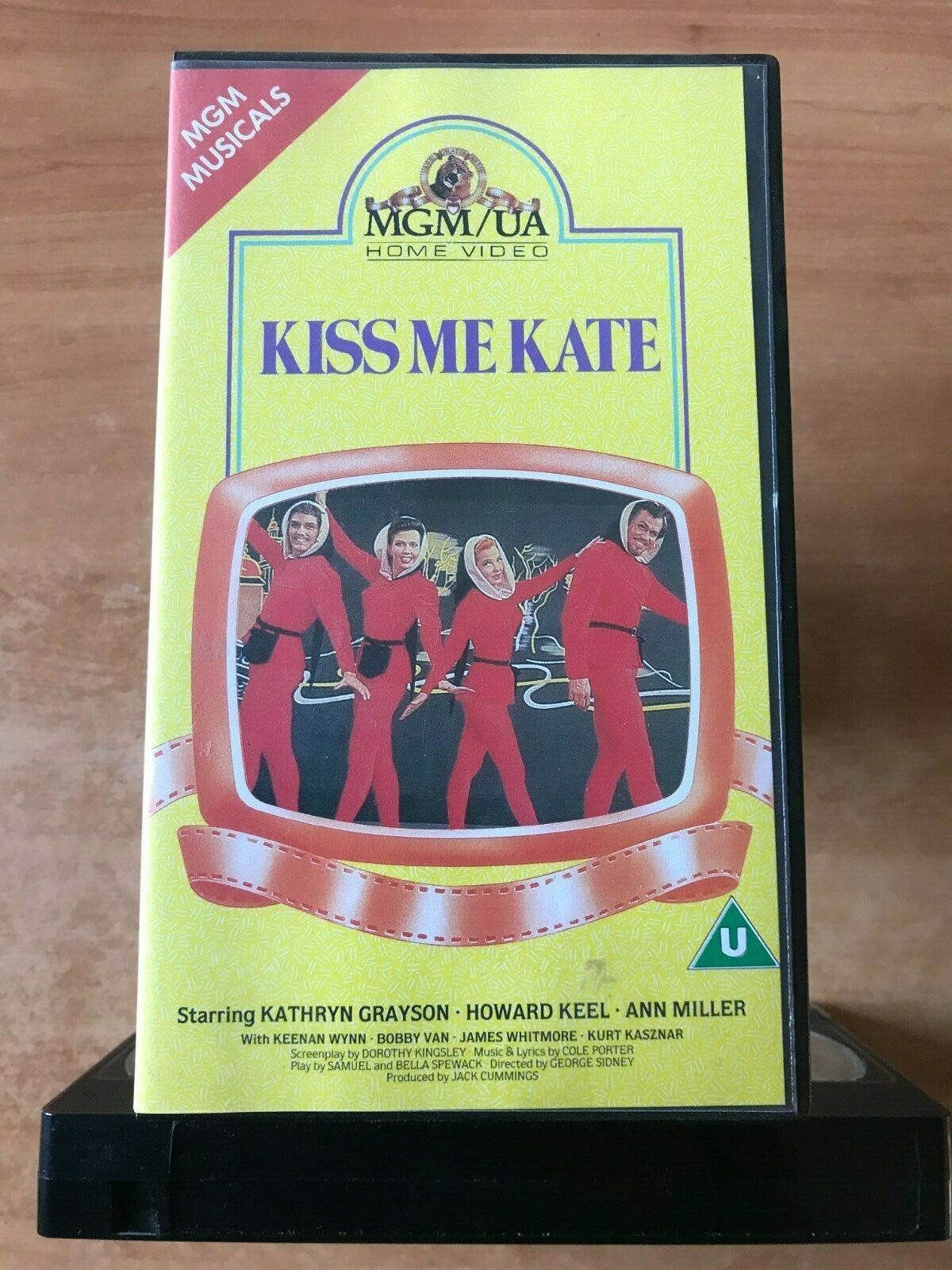 Kiss Me Kate (1953); [MGM/UA] Musical - Kathryn Grayson / Howard Keel - Pal VHS-