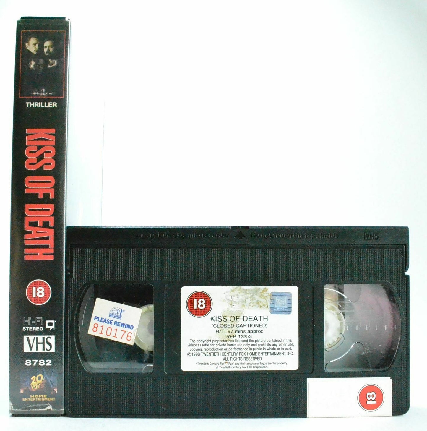 Kiss Of Death: Thriller (1995) - Large Box - New York Criminal Underground - VHS-