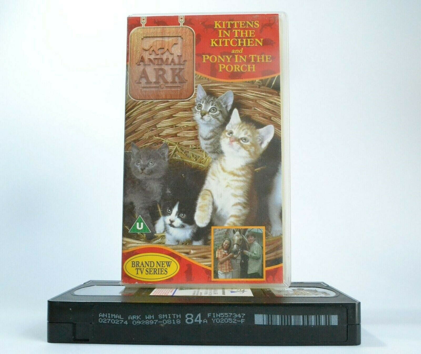 Kittens In The Kitchen/Pony In The Porch - Animal Ark - Children's - Pal VHS-