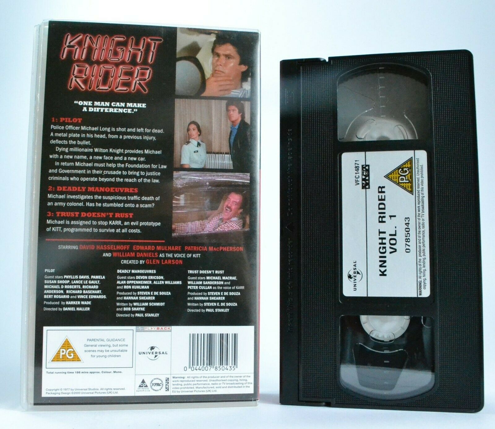 Knight Rider, Vol.1: Pilot (Ultimate 80's) T.V. Action - David Hasselhoff - VHS-