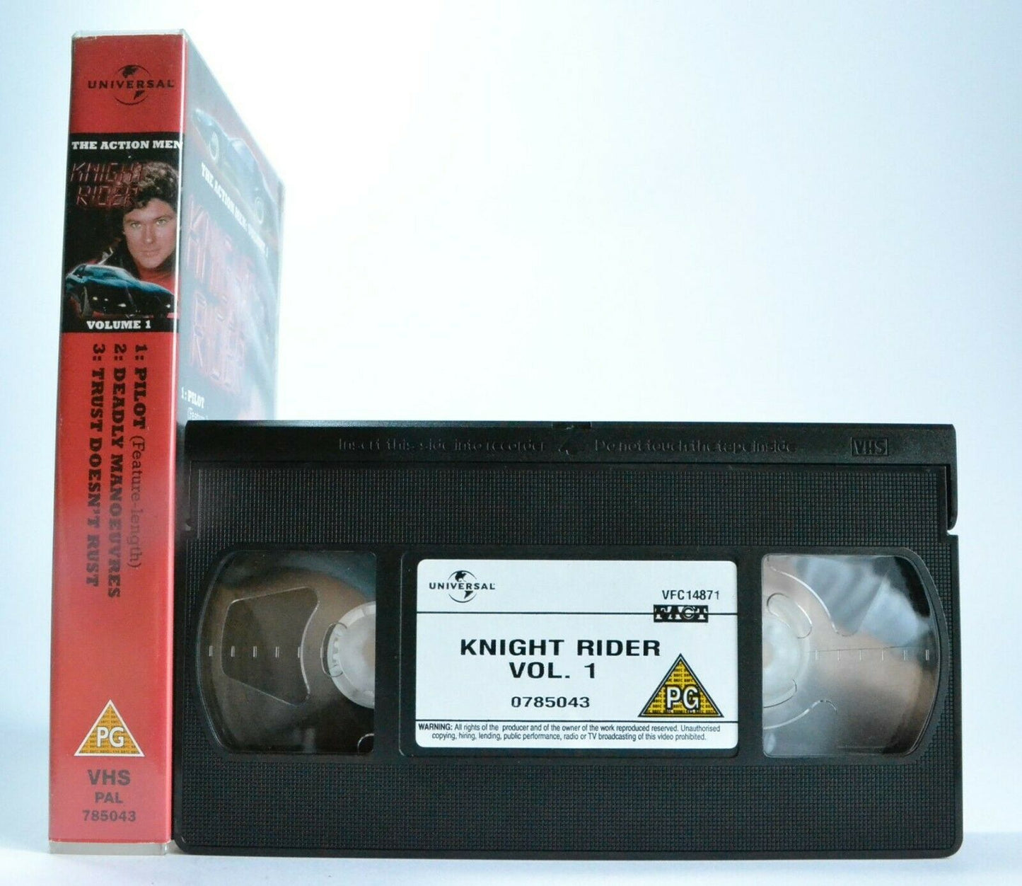 Knight Rider, Vol.1: Pilot (Ultimate 80's) T.V. Action - David Hasselhoff - VHS-