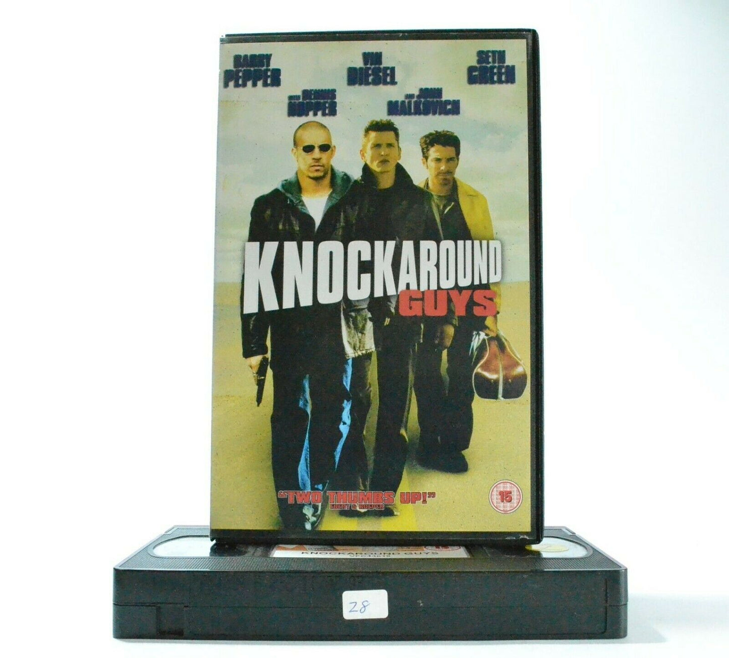 Knockaround Guys: Crime Drama (2001) - Large Box - John Malkovitch - Pal VHS-