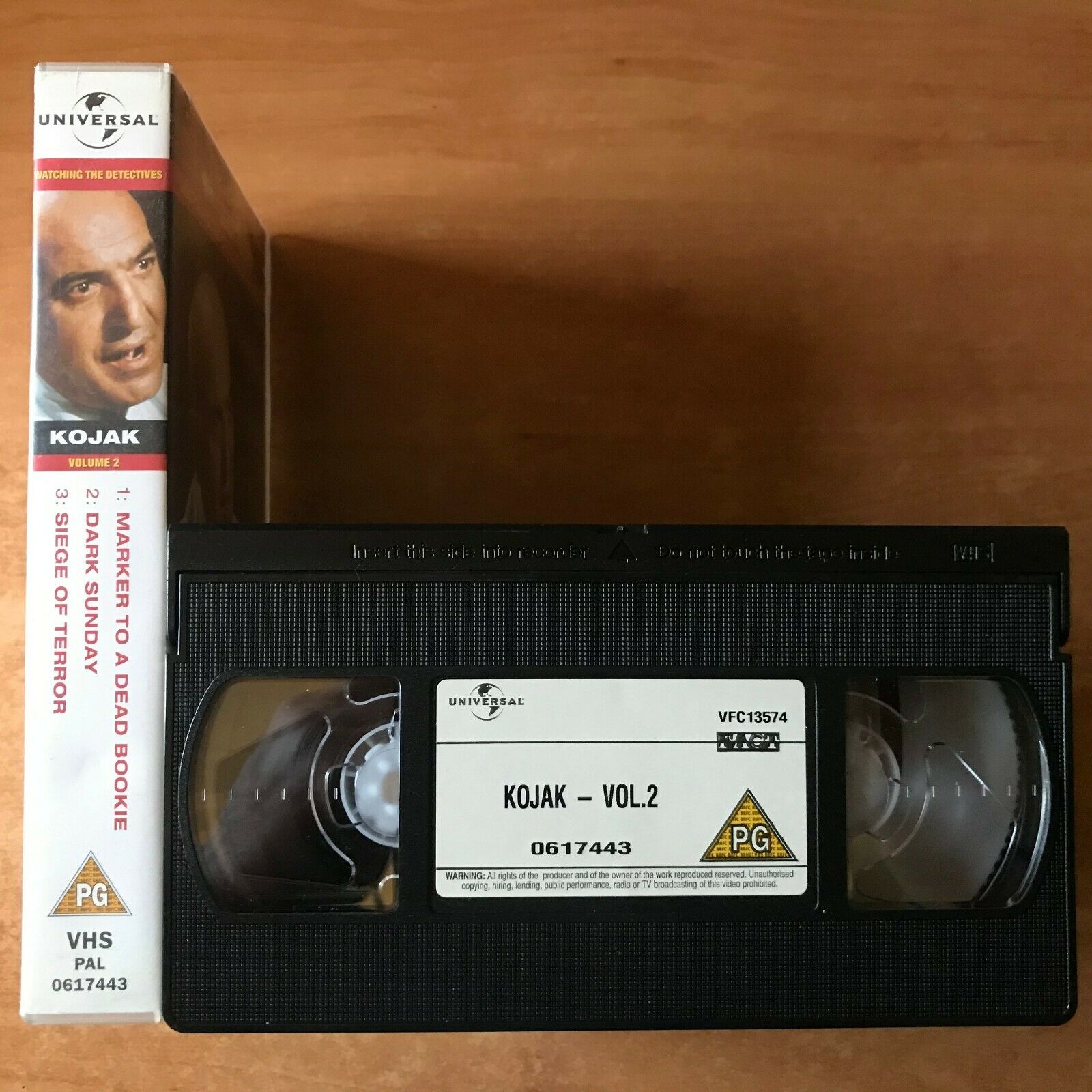 Kojak [Watching The Detectives Vol. 2]: "Dark Sunday" - Telly Savalas - Pal VHS-