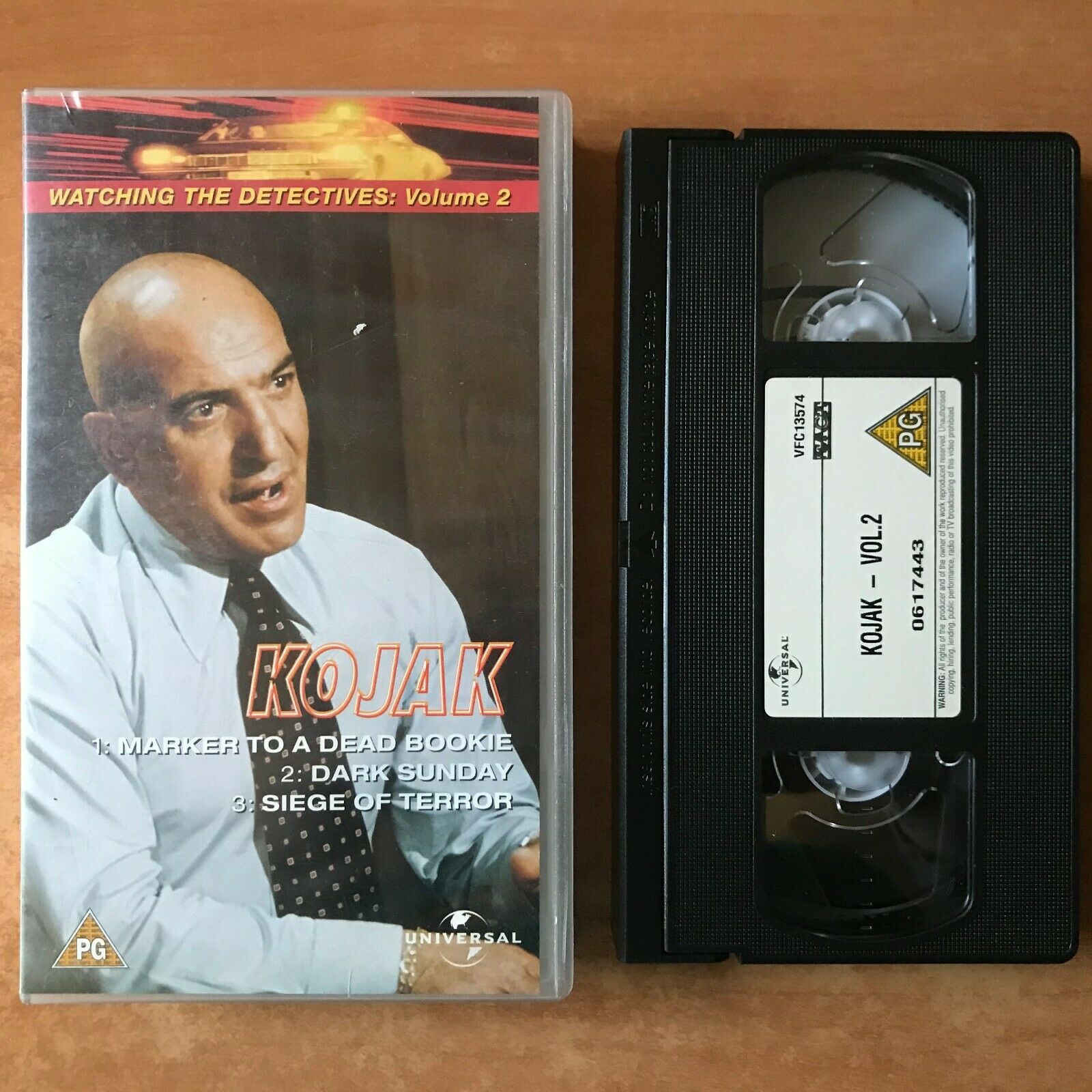 Kojak [Watching The Detectives Vol. 2]: "Dark Sunday" - Telly Savalas - Pal VHS-