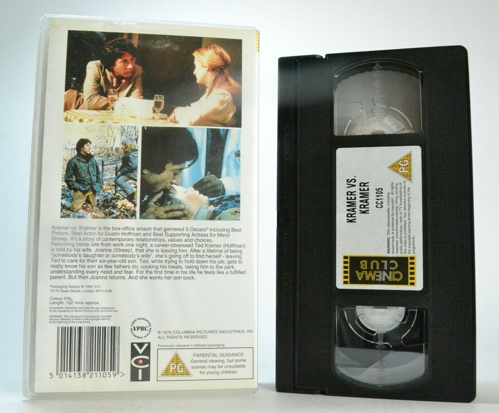 Kramer Vs. Kramer (1979): Family Legal Drama - Dustin Hoffman/Meryl Streep - VHS-