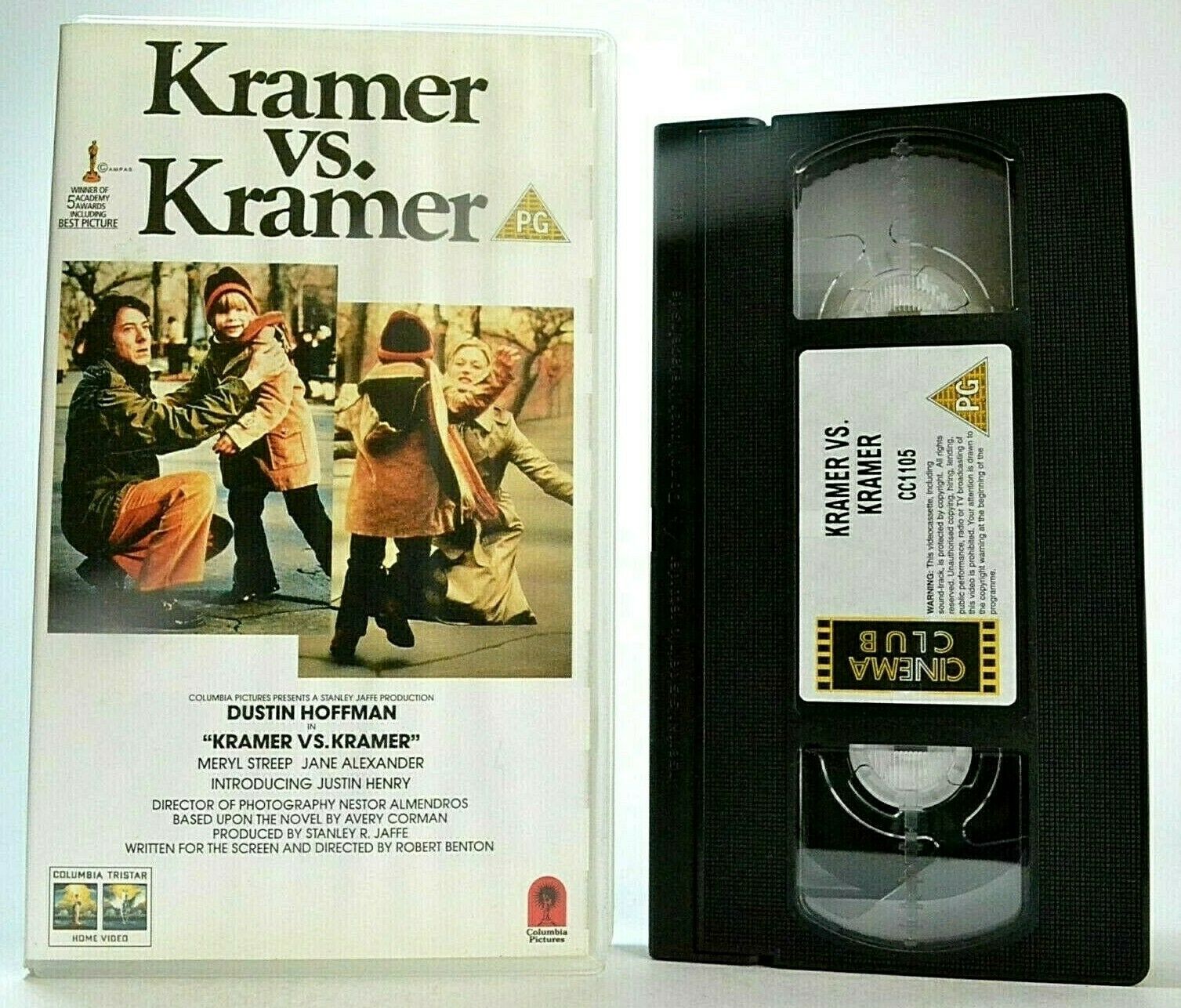 Kramer Vs. Kramer (1979): Family Legal Drama - Dustin Hoffman/Meryl Streep - VHS-