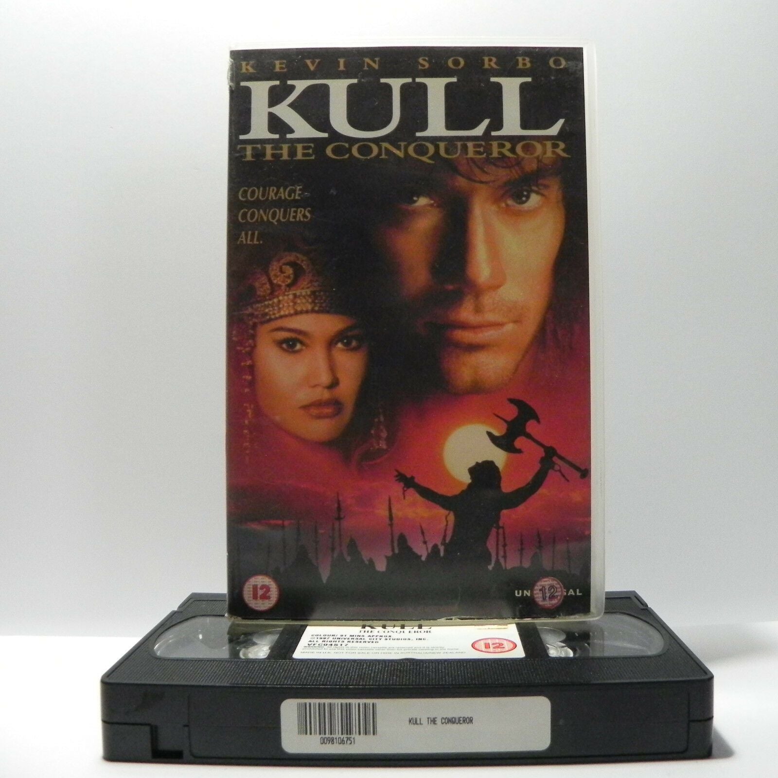 Krull: The Conqueror - (1997) Fantasy/Action - Large Box - Kevin Sorbo - Pal VHS-