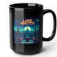 Lore Master Black Mug (15oz) - awesome arcade games-15oz-