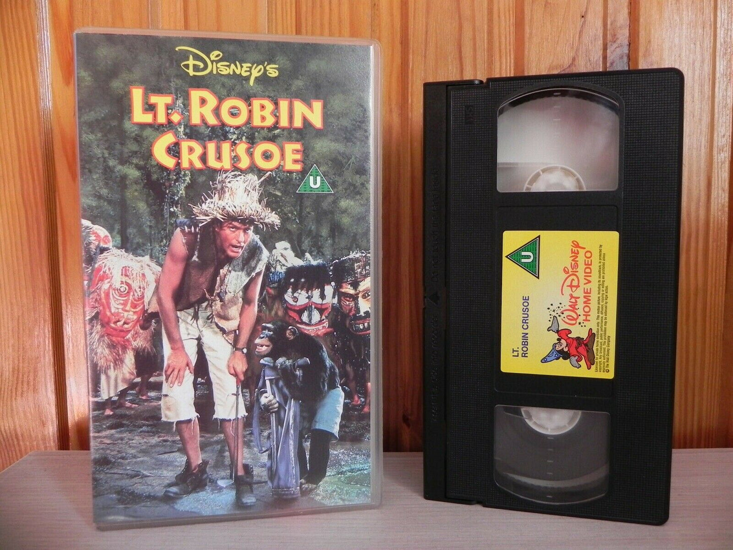 LT. Robin Crusoe - Walt Disney Original - Kid's Video - D210332 - 110 Mins - VHS-