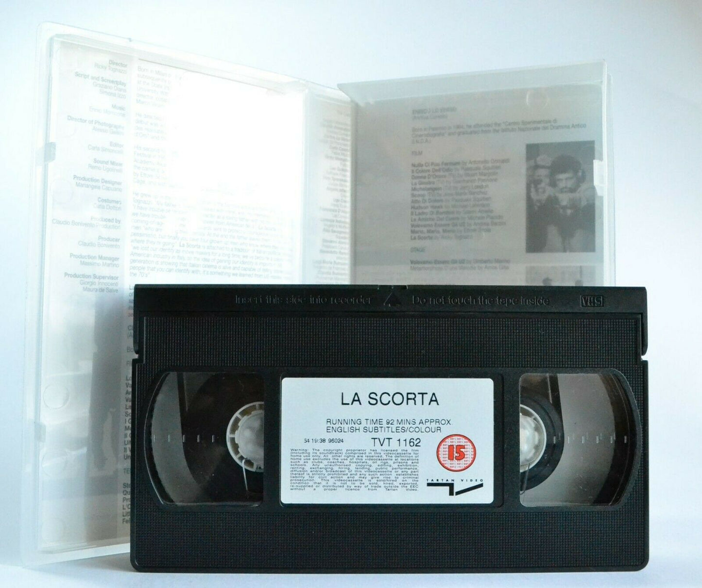 La Scorta (The Escort): A Ricky Tognazzi Film (1993) - Italian Crime Drama - VHS-